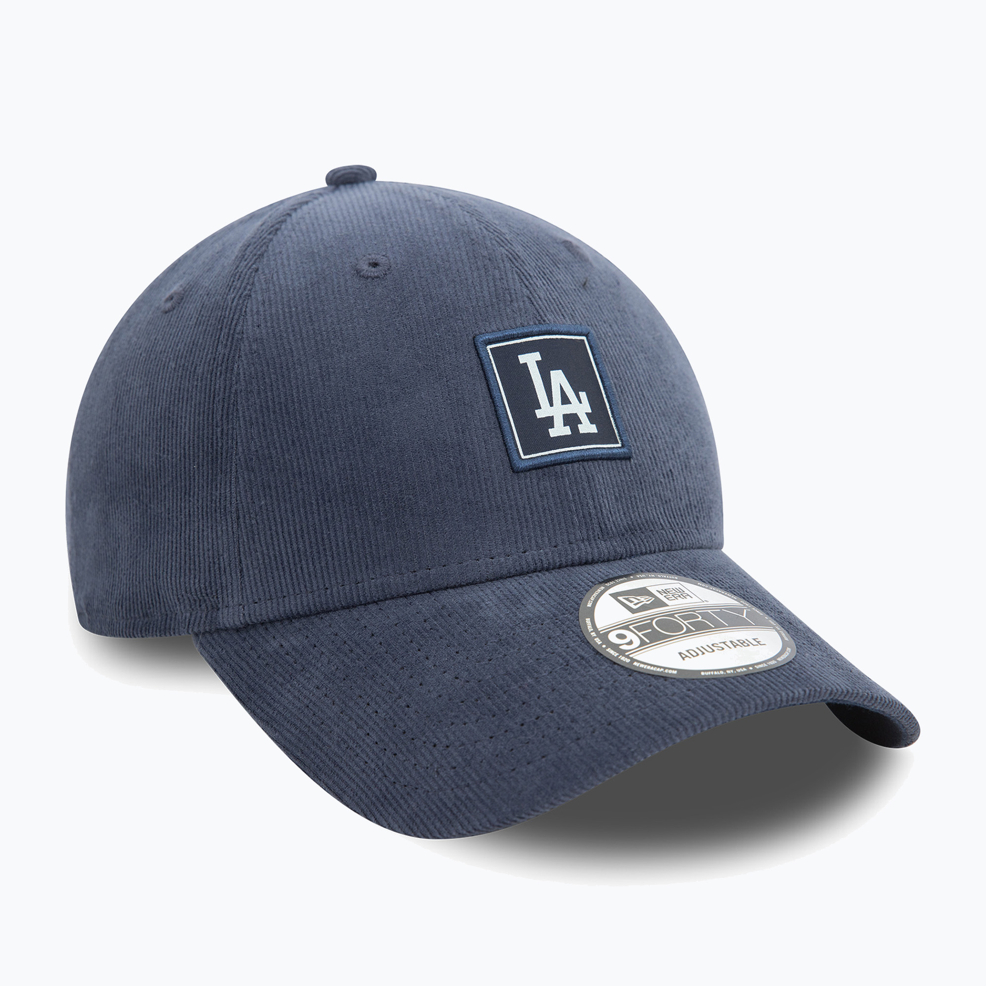 Czapka z daszkiem New Era Cord Patch 9FORTY Los Angeles Dodgers dark blue | WYSYŁKA W 24H | 30 DNI NA ZWROT