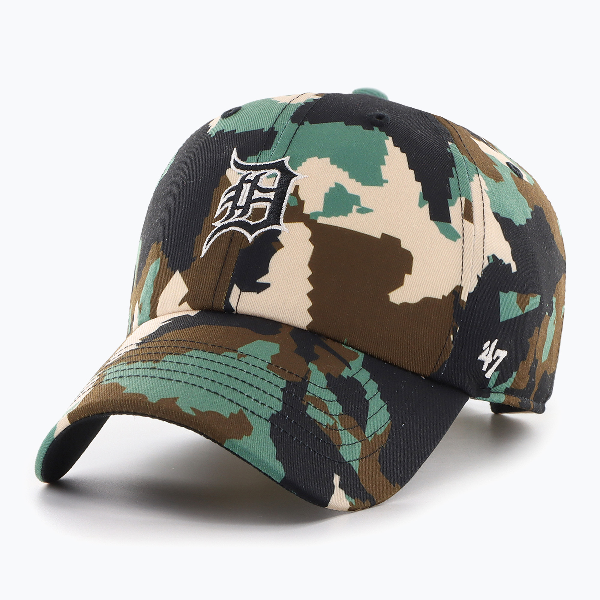 Czapka z daszkiem 47 Brand Detroit Tigers Digital Star CLEAN UP brown 