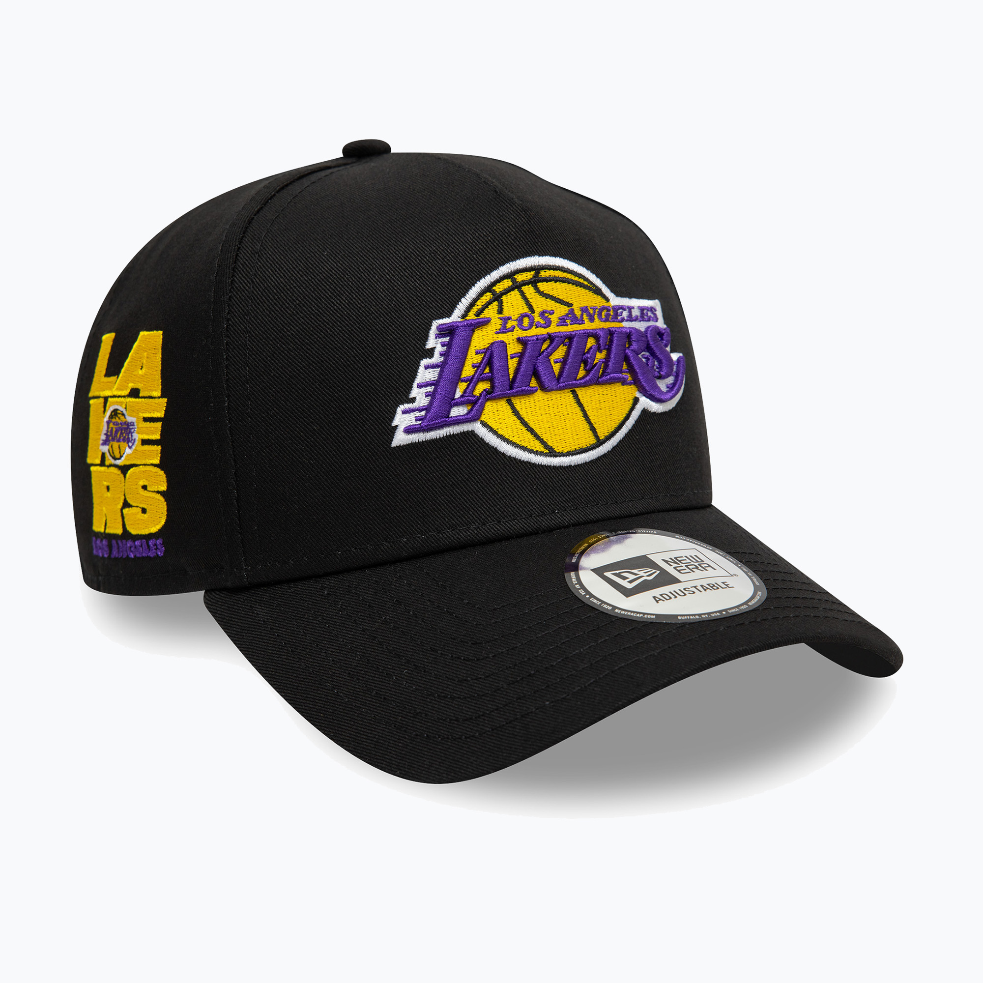 Czapka z daszkiem New Era NBA Patch Eframe Los Angeles Lakers black 