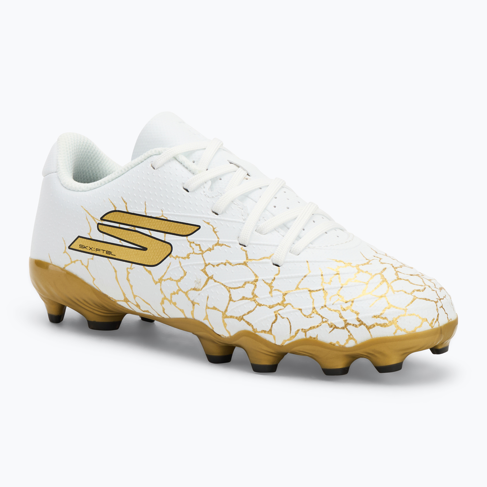 Buty piłkarskie dziecięce SKECHERS Skx_ 1.5 Td Jr FG white/gold 