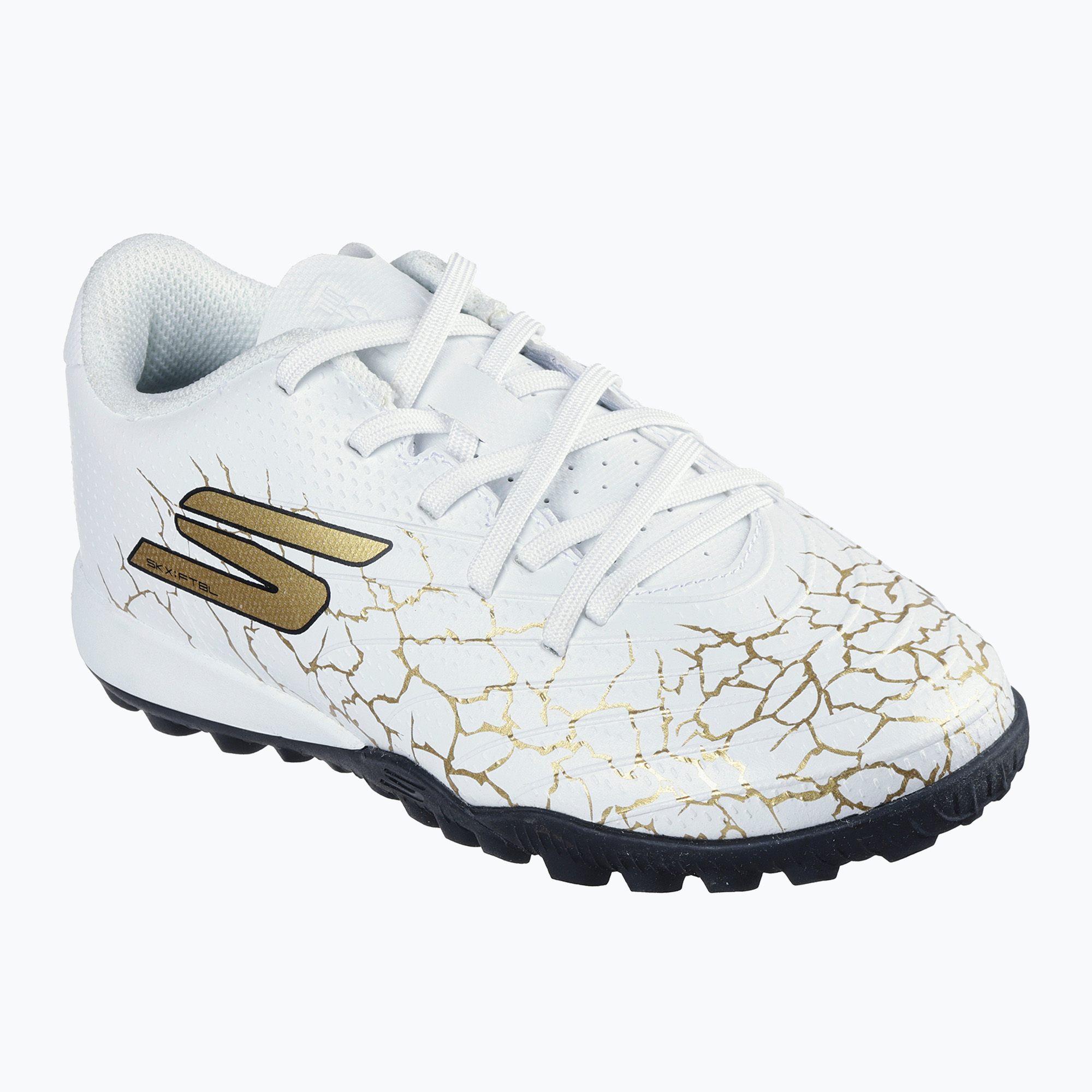 Buty piłkarskie dziecięce SKECHERS Skx_ 1.5 Td Jr TF white/gold | WYSYŁKA W 24H | 30 DNI NA ZWROT