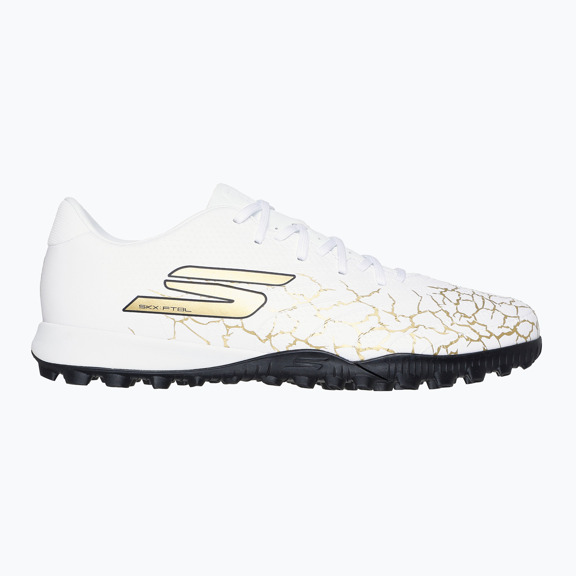 Buty piłkarskie męskie SKECHERS Skx_1.5 Academy TF white/gold | WYSYŁKA W 24H | 30 DNI NA ZWROT