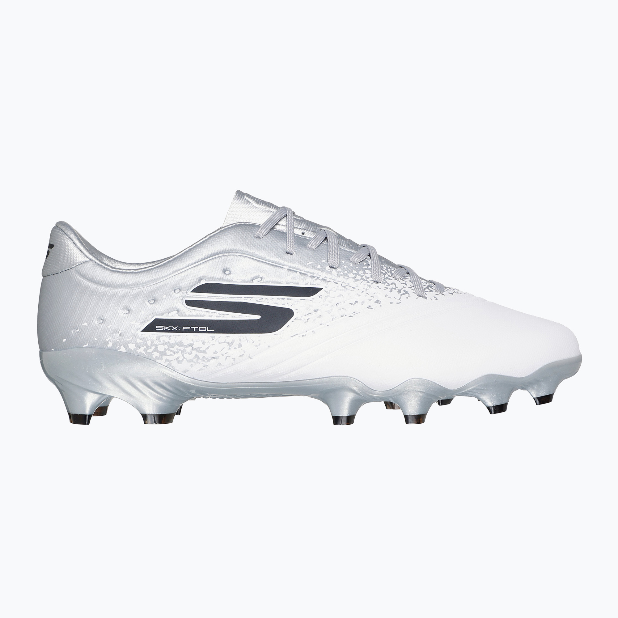 Buty piłkarskie męskie SKECHERS Razor 1.5 Academy FG white/silver | WYSYŁKA W 24H | 30 DNI NA ZWROT