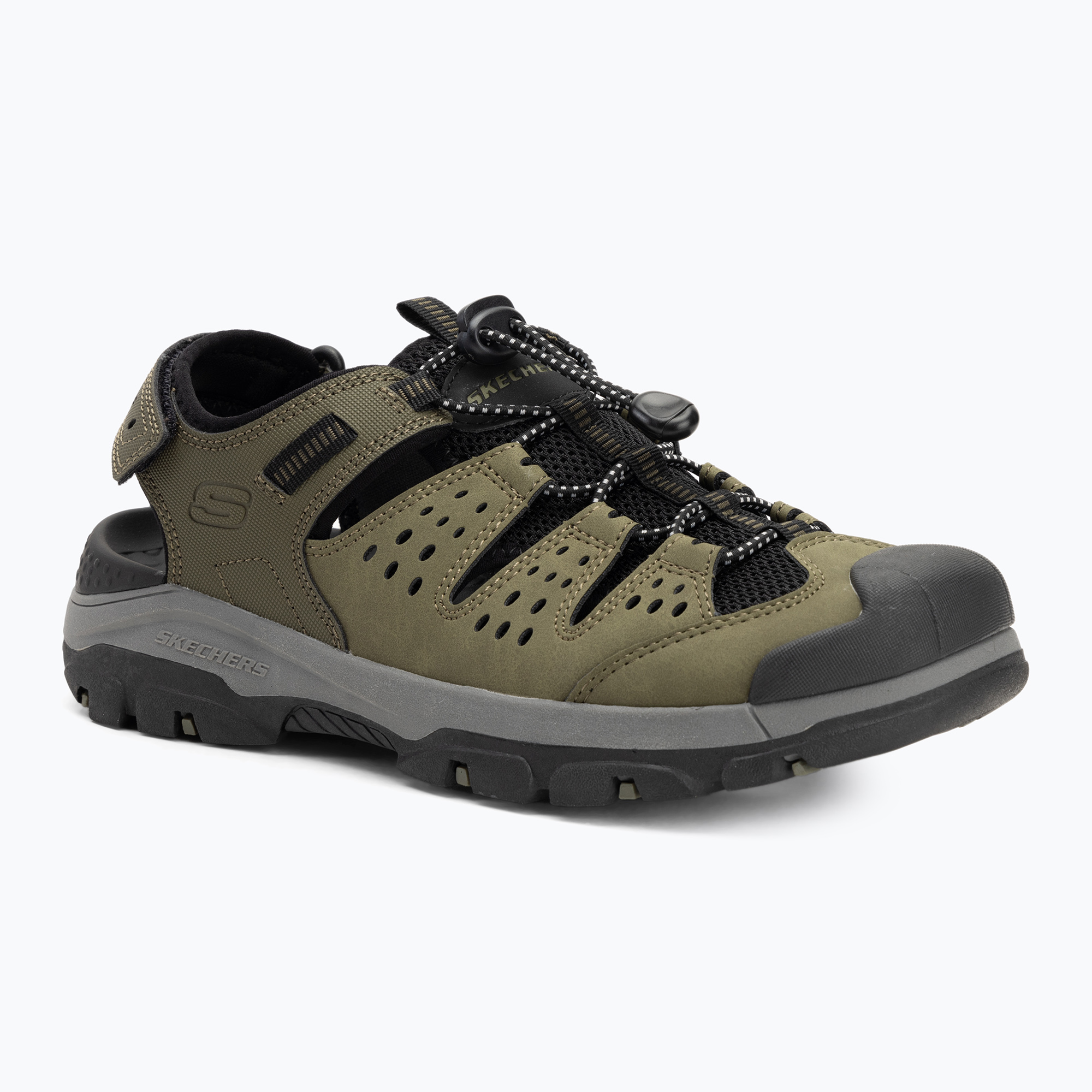 Sandały męskie SKECHERS Tresmen Menard olive | WYSYŁKA W 24H | 30 DNI NA ZWROT