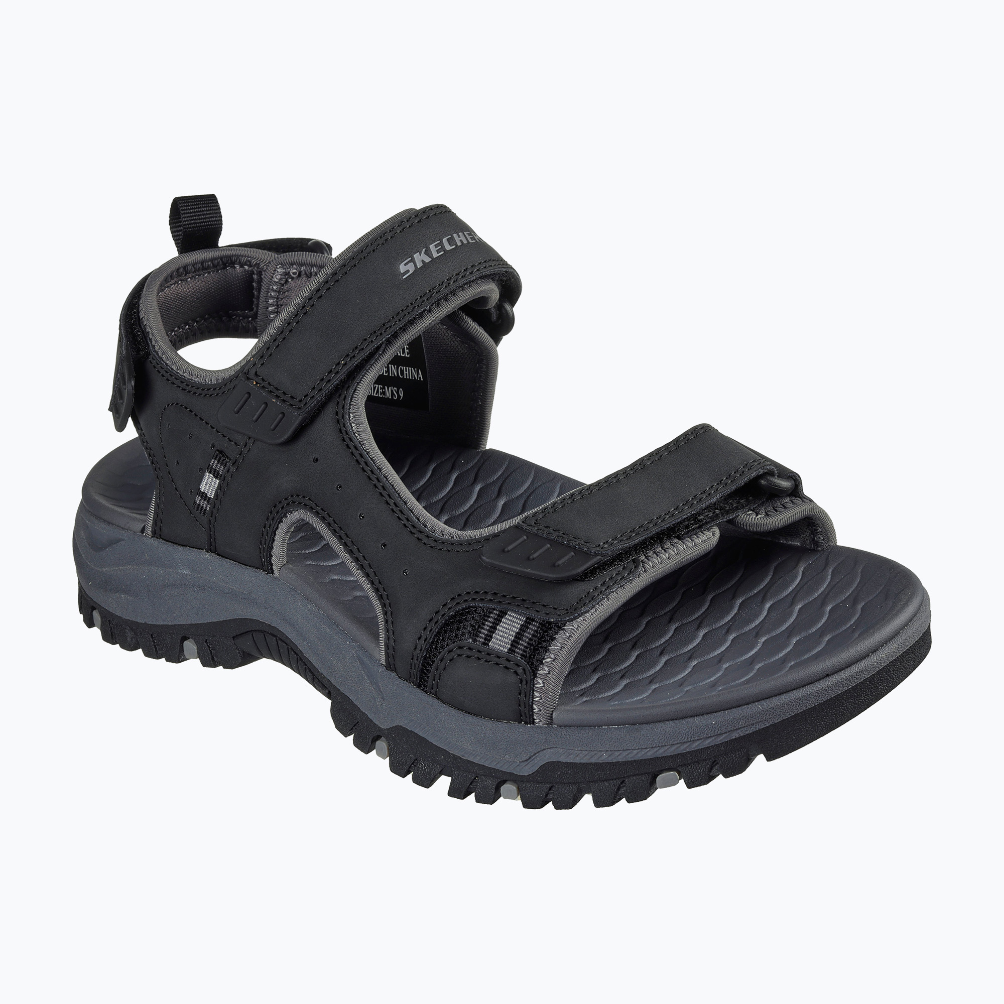 Sandały męskie SKECHERS Prewitt Rigdon black | WYSYŁKA W 24H | 30 DNI NA ZWROT