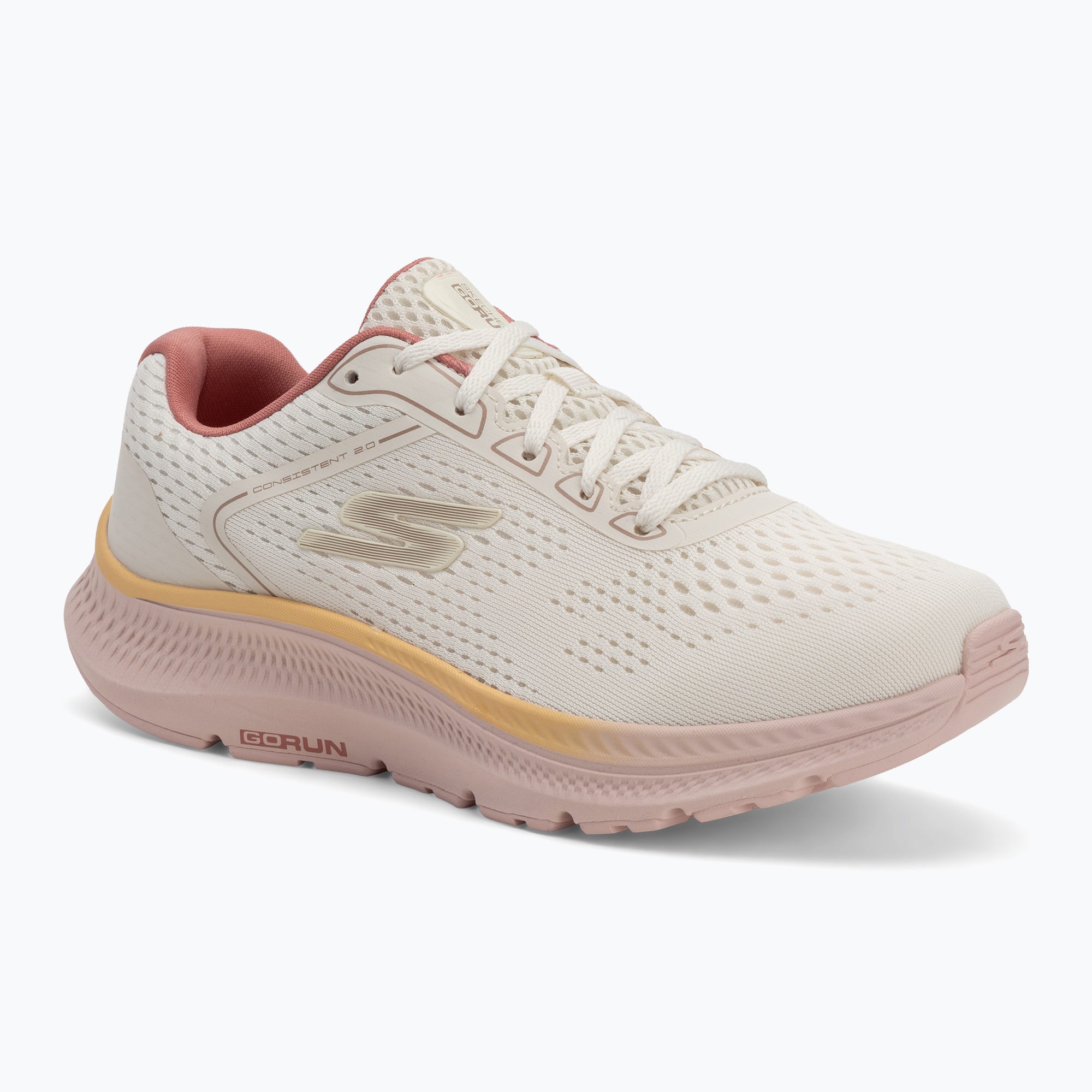 Buty damskie SKECHERS Go Run Consistent 2.0 Mile Marker natural pink 