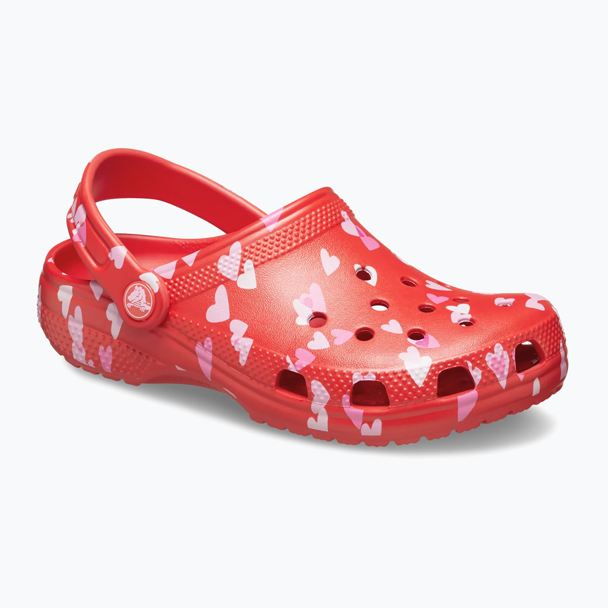 Klapki dziecięce Crocs Classic Valentines Day Clog Kids cherry red | WYSYŁKA W 24H | 30 DNI NA ZWROT