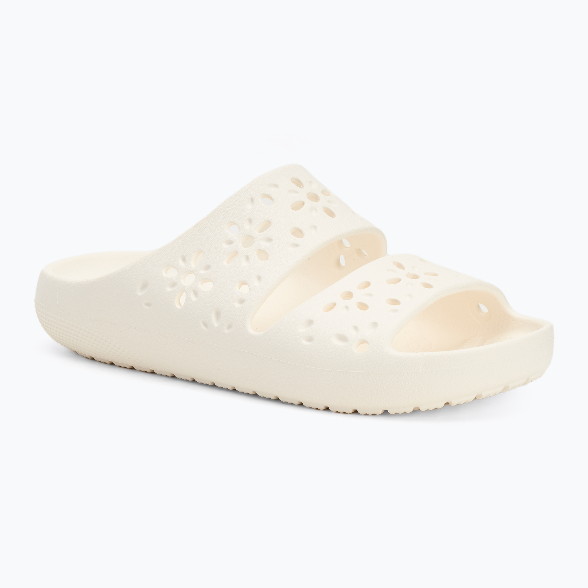 Klapki Crocs Classic Floral Cutout Sandal chalk | WYSYŁKA W 24H | 30 DNI NA ZWROT