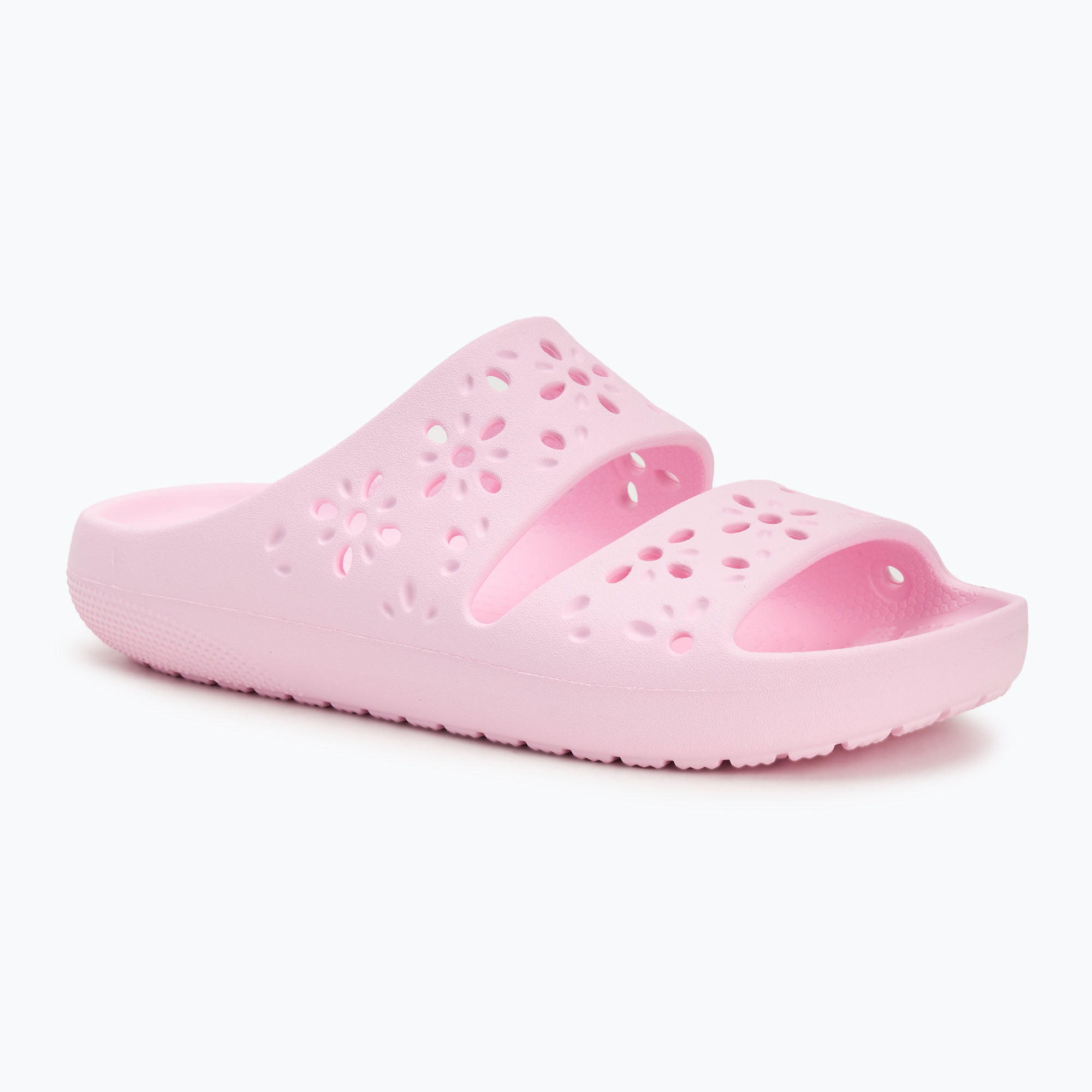 Klapki Crocs Classic Floral Cutout Sandal pink milk | WYSYŁKA W 24H | 30 DNI NA ZWROT