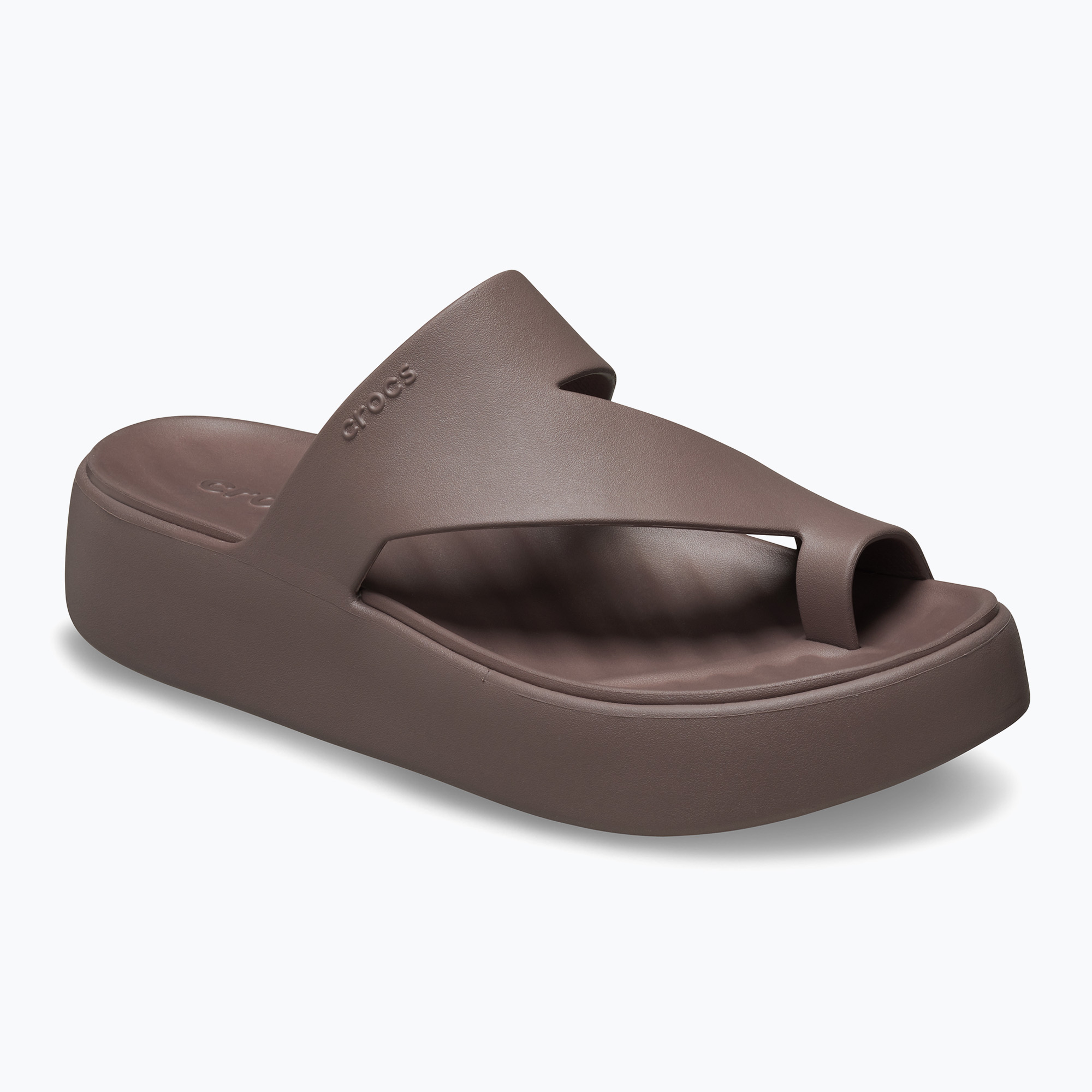 Japonki damskie Crocs Getaway Platform Toe Loop truffle 