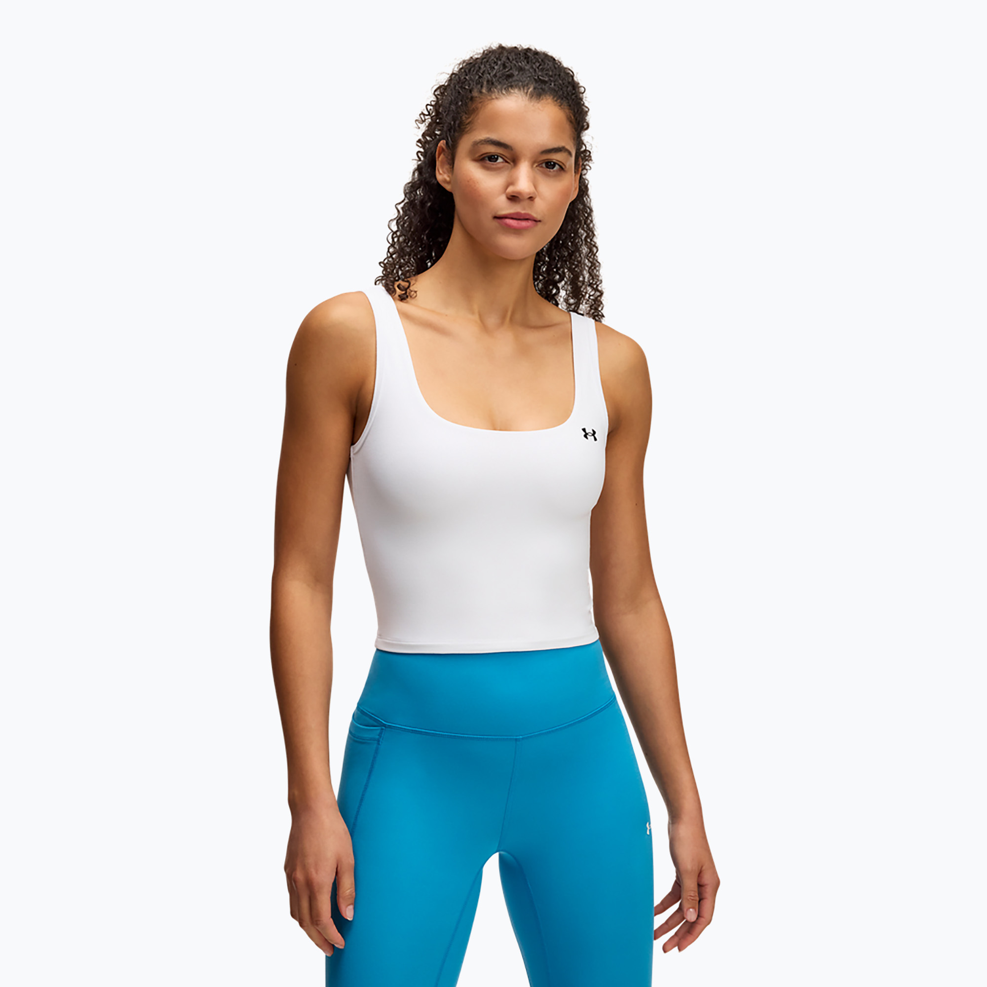 Koszulka treningowa damska Under Armour Motion Tank white/black | WYSYŁKA W 24H | 30 DNI NA ZWROT