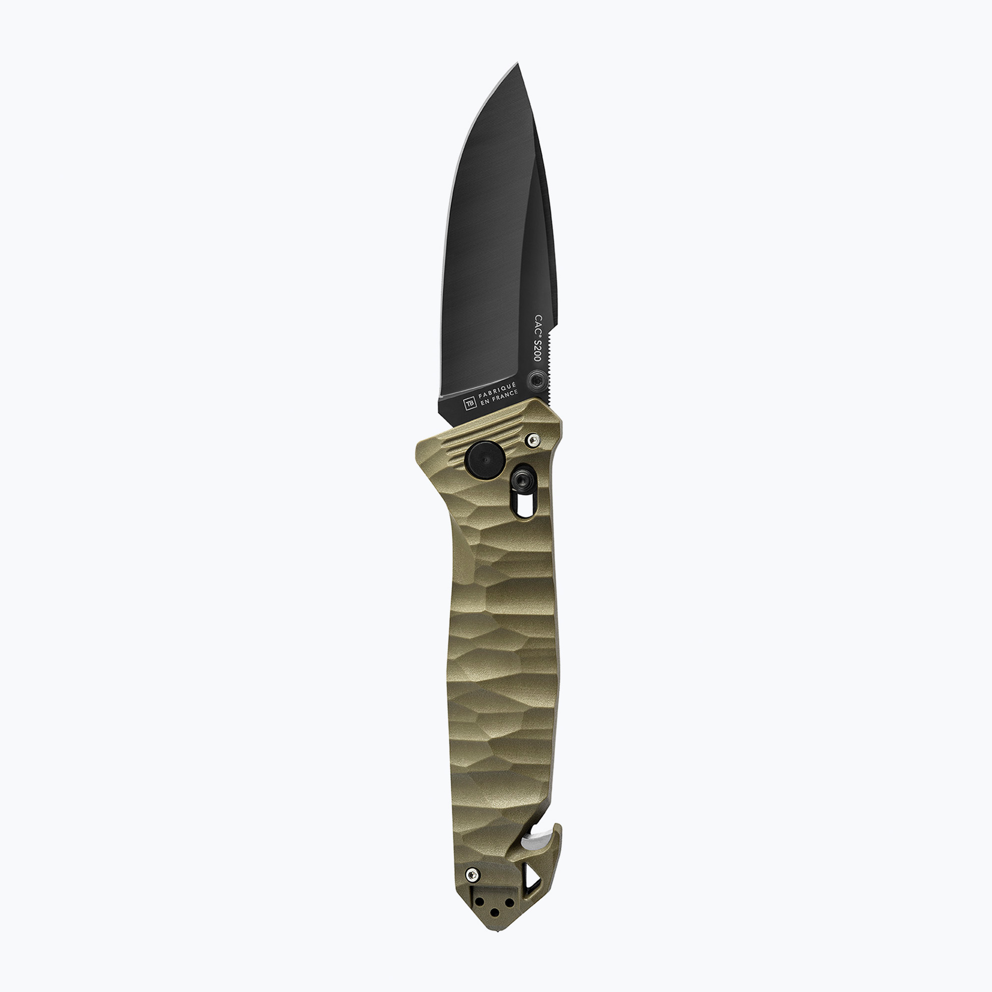 Nóż turystyczny TB Outdoor CAC S200 Lisse PA6 GF khaki 