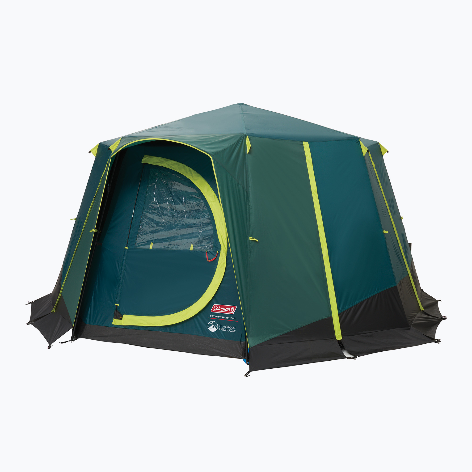 Namiot kempingowy 8-osobowy Coleman Cortes Octagon Blackout Bedroom green 