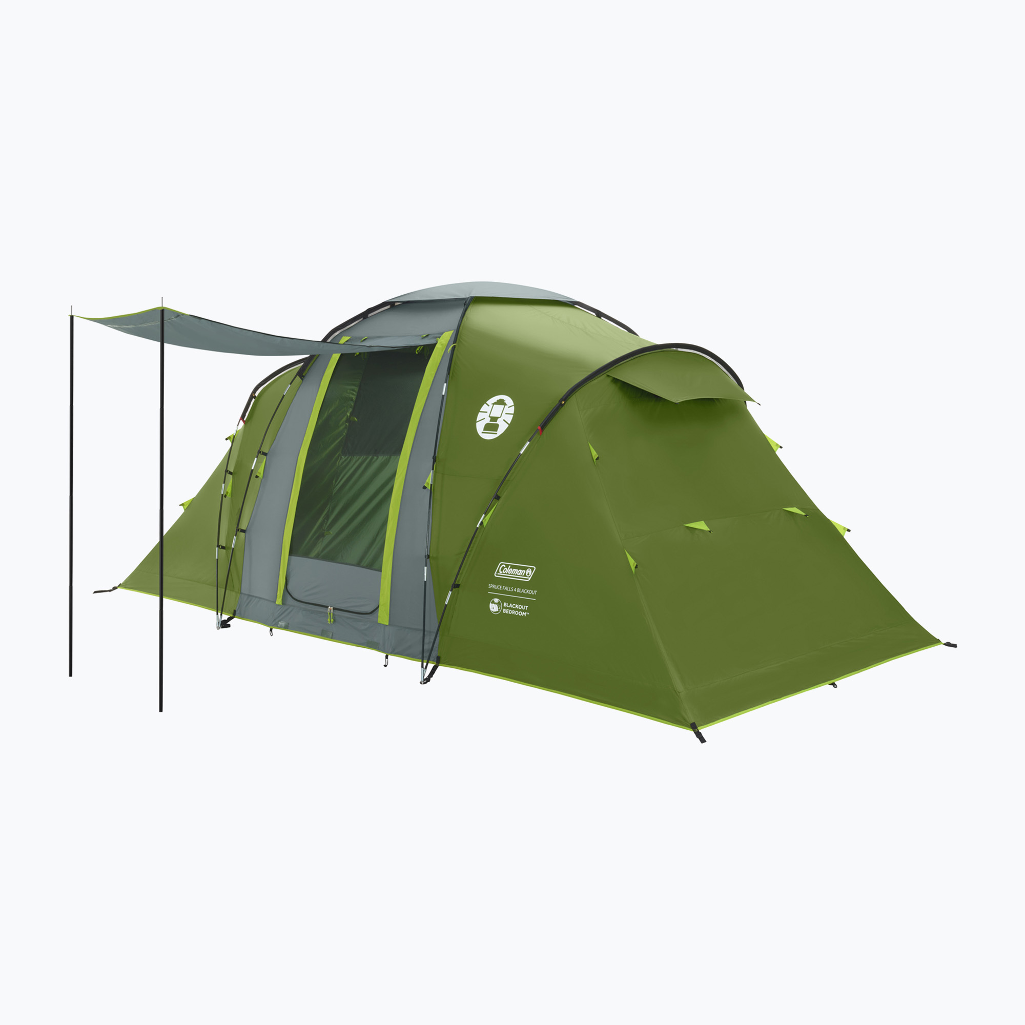 Namiot kempingowy 4-osobowy Coleman Spruce Falls 4 Blackout green 
