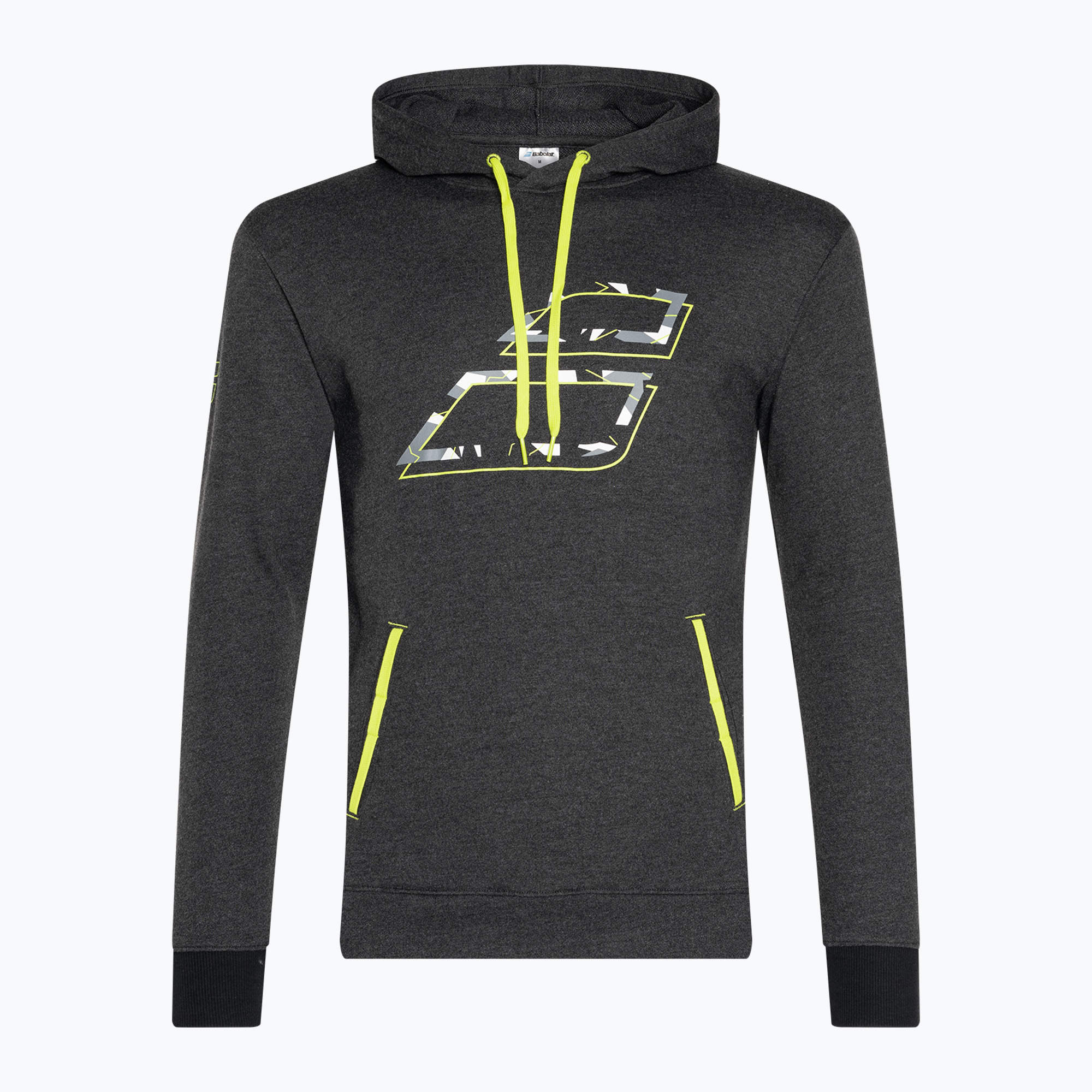 Bluza tenisowa męska Babolat Aero Hood black heather | WYSYŁKA W 24H | 30 DNI NA ZWROT