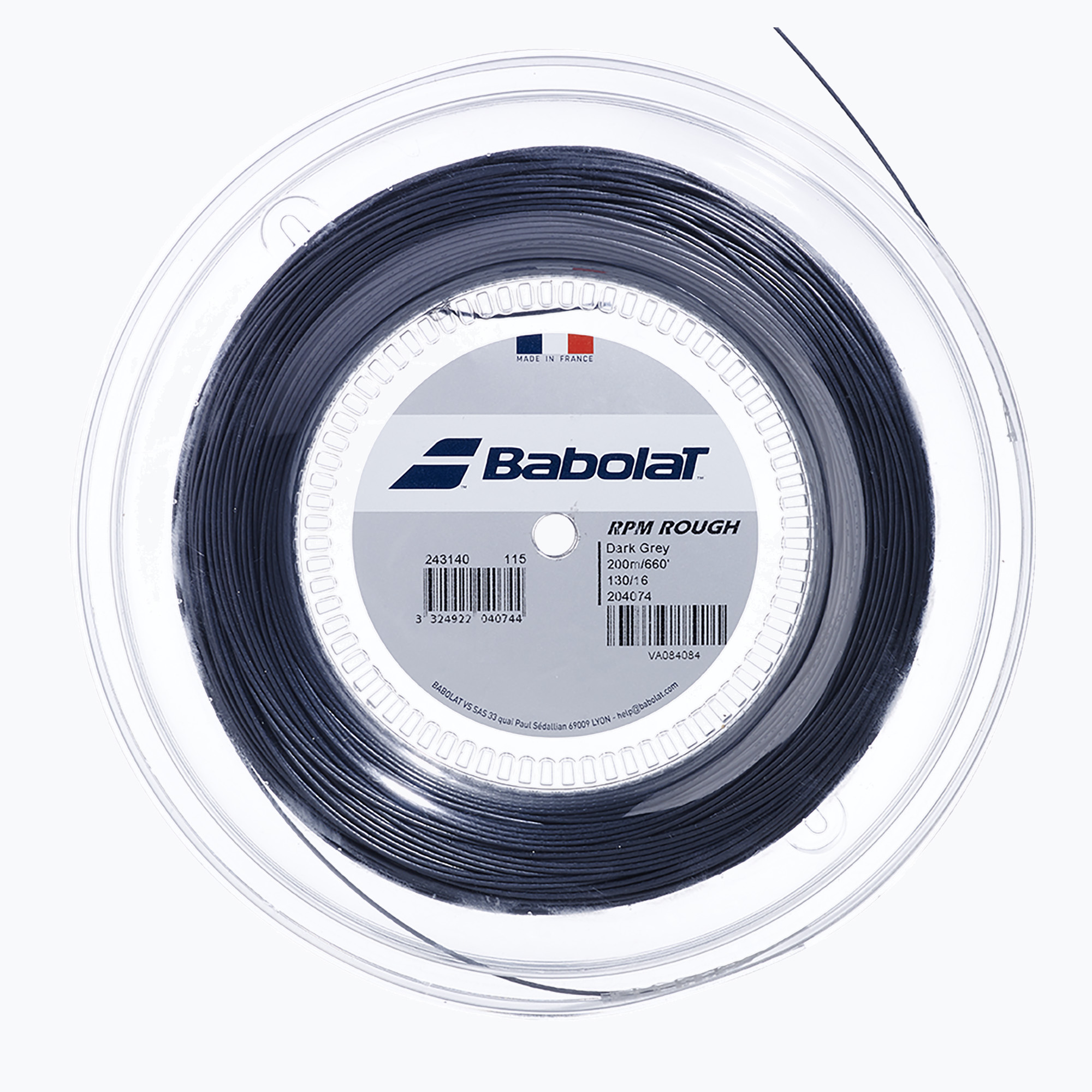 Naciąg tenisowy Babolat 200 m RPM Rough grey 
