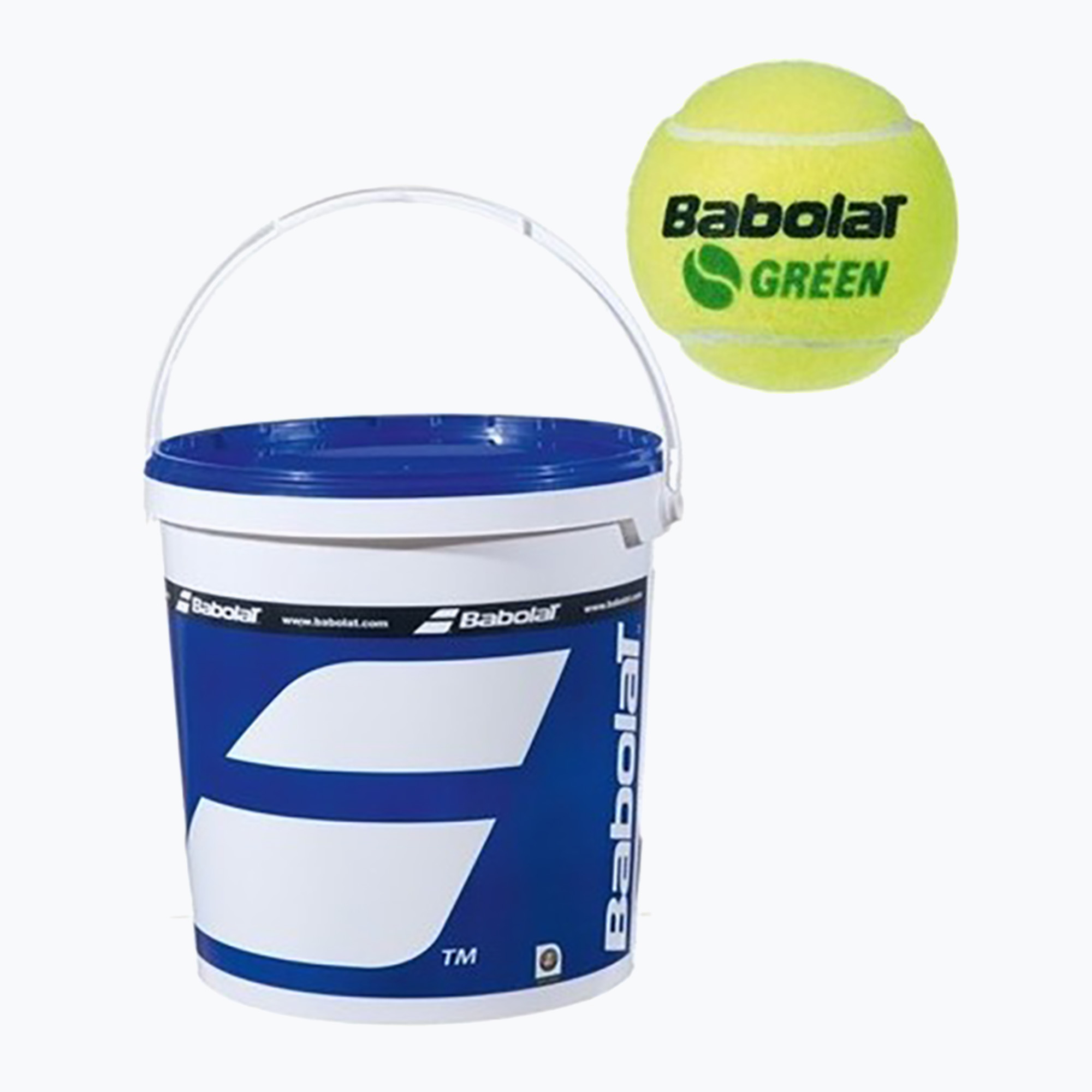 Piłki tenisowe Babolat Green Bucket 72 szt. yellow 