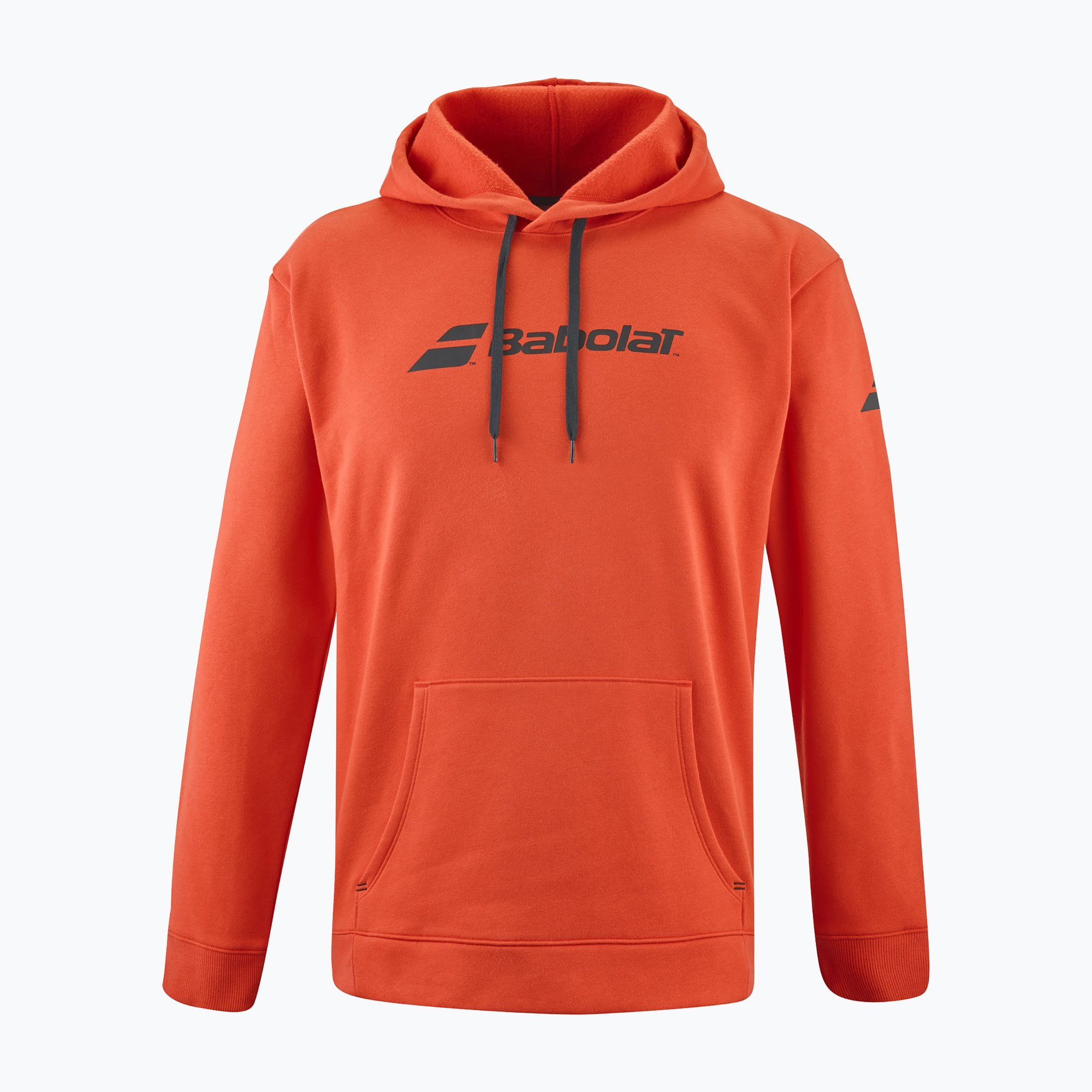 Bluza tenisowa męska Babolat Exercise Hood Sweat fiesta red 