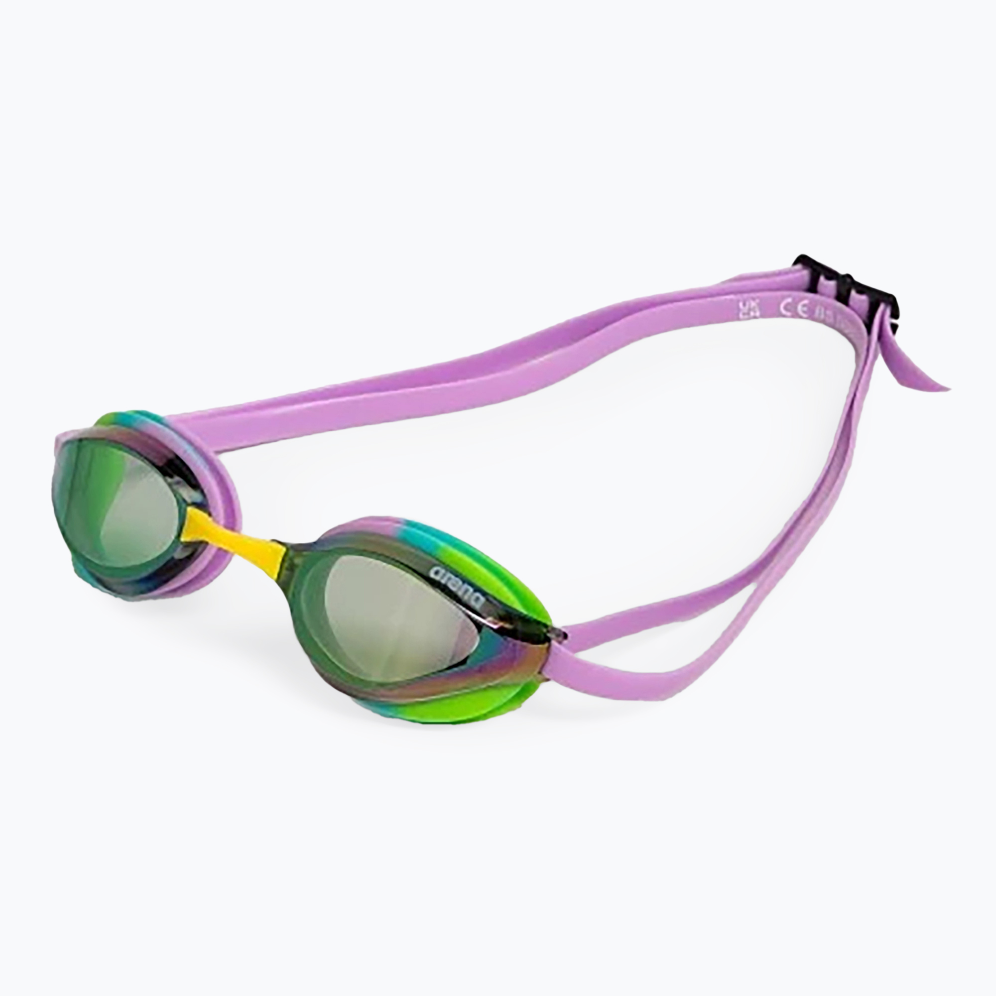 Okulary do pływania arena Python Mirror green/violet/green | WYSYŁKA W 24H | 30 DNI NA ZWROT