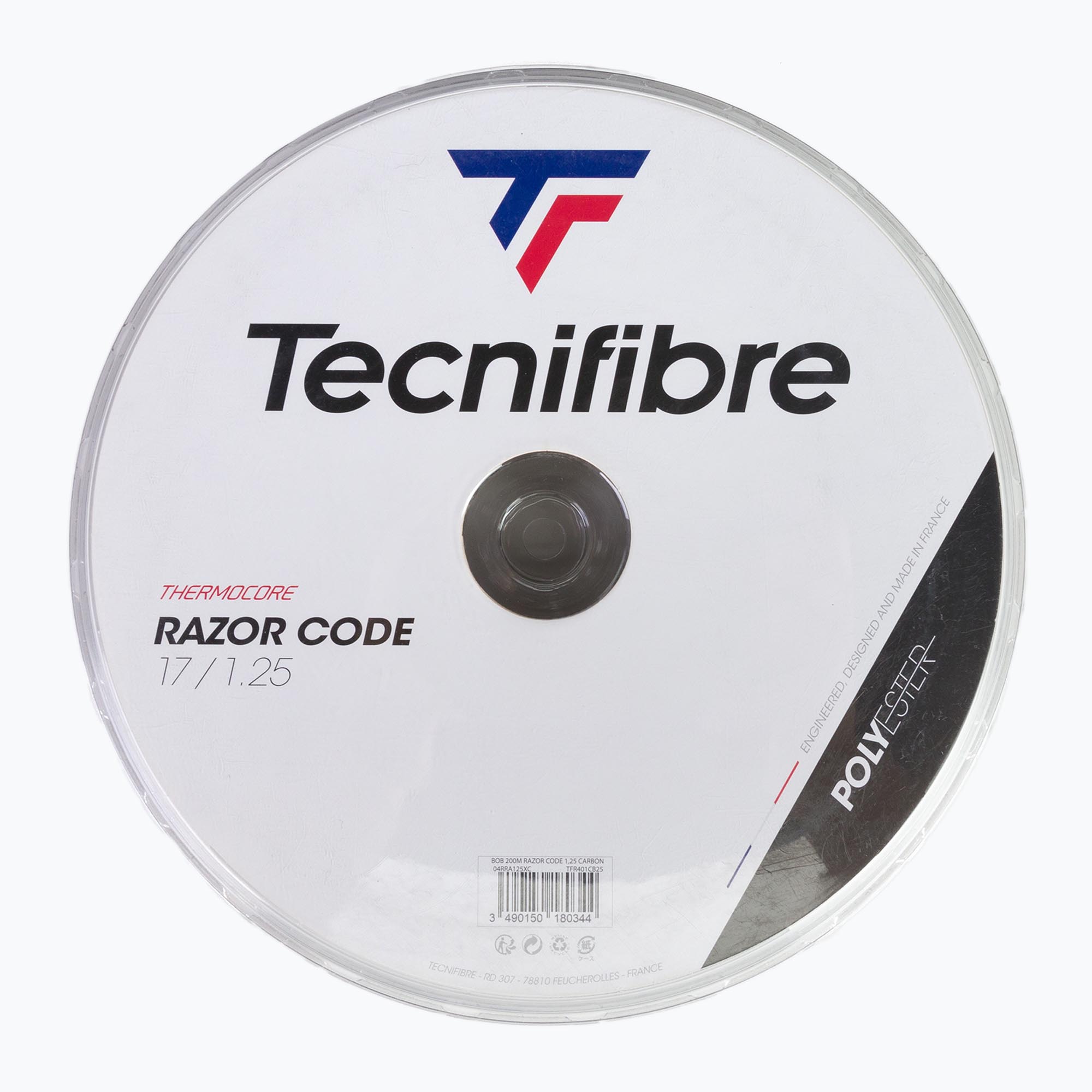 Naciąg tenisowy Tecnifibre Reel Razor Code 200 m carbon 