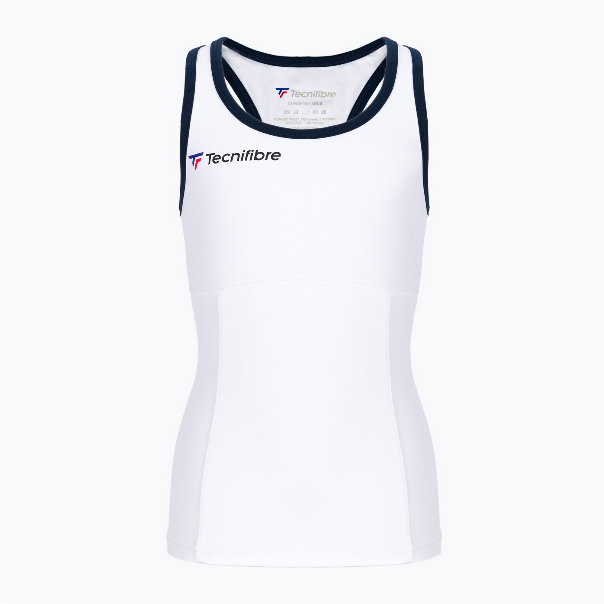 Koszulka tenisowa dziecięca Tecnifibre 22LAF3 F3 Tank white | WYSYŁKA W 24H | 30 DNI NA ZWROT