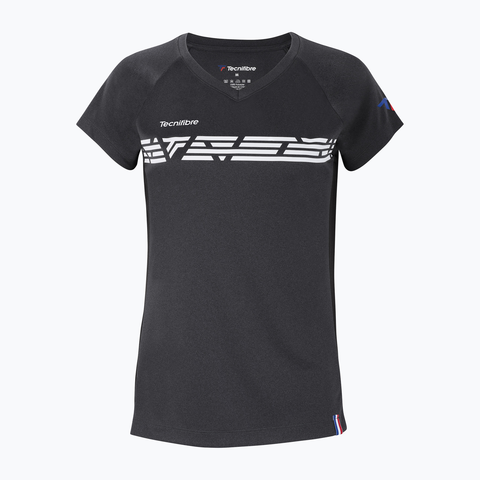 Koszulka tenisowa damska Tecnifibre 22LAF2 F2 Airmesh black | WYSYŁKA W 24H | 30 DNI NA ZWROT