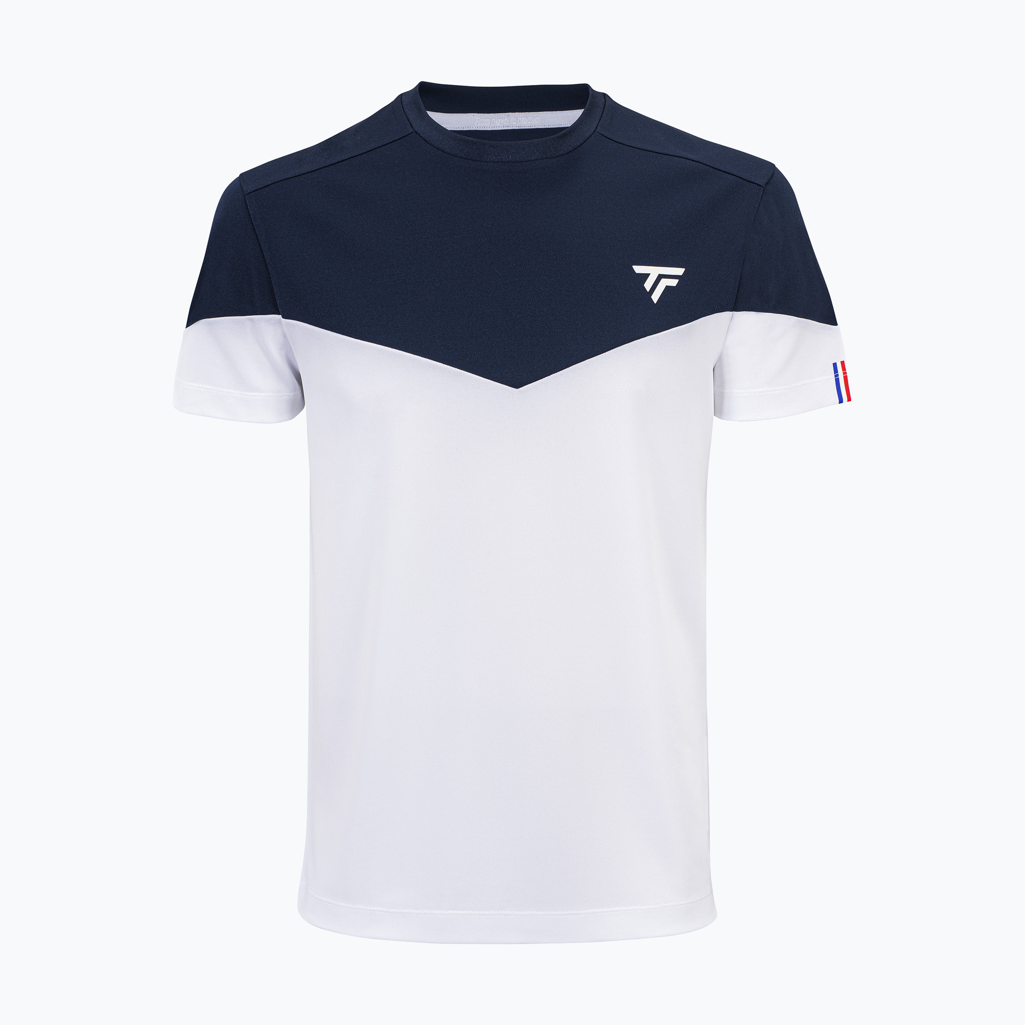 Koszulka tenisowa męska Tecnifibre 22PERFTEE Perf white/marine | WYSYŁKA W 24H | 30 DNI NA ZWROT