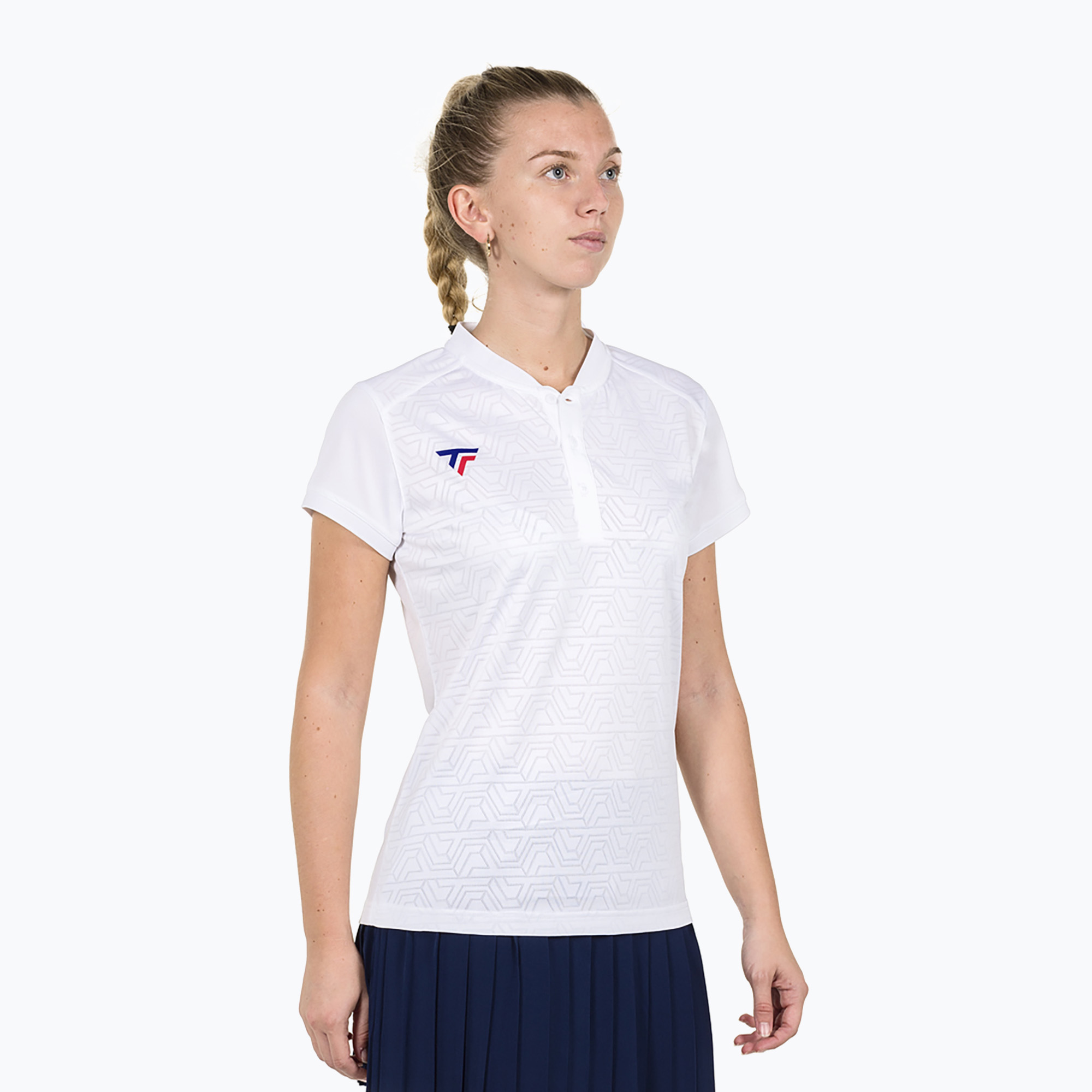 Koszulka tenisowa damska Tecnifibre Team Mesh Polo W white | WYSYŁKA W 24H | 30 DNI NA ZWROT