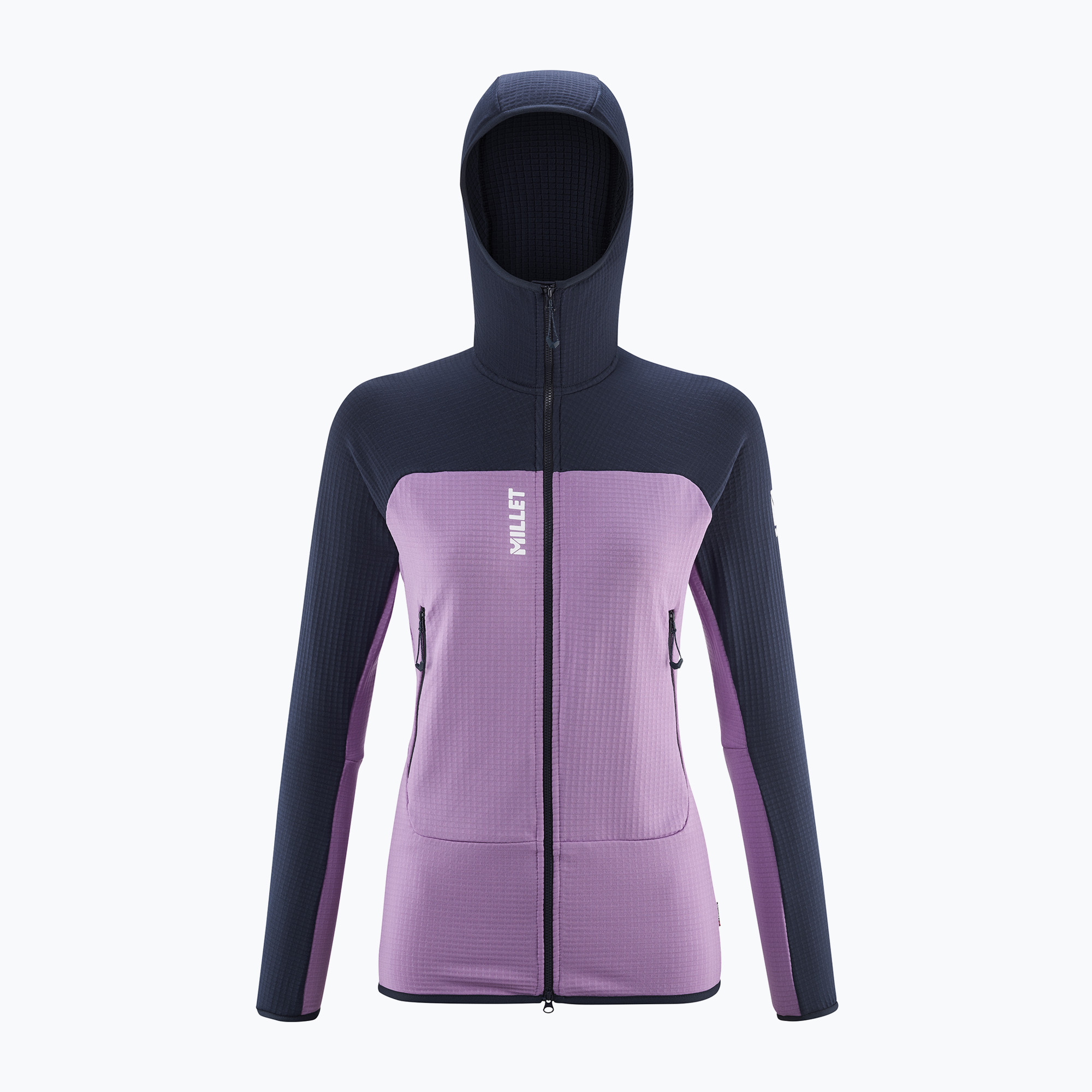 Bluza damska Millet Fusion Grid Hoodie vibrant violet/saphir | WYSYŁKA W 24H | 30 DNI NA ZWROT