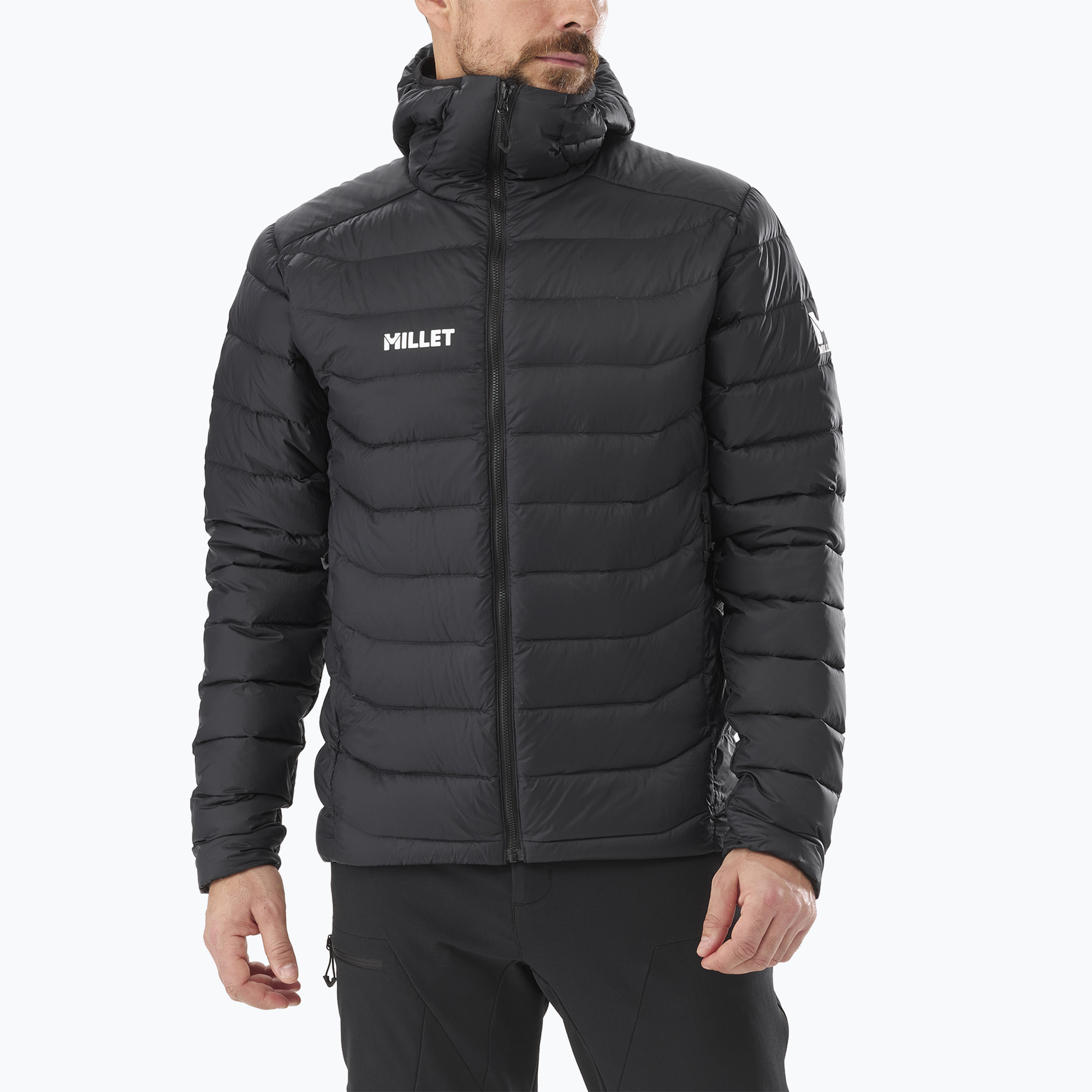 Kurtka męska Millet Kamet Down Hoodie black/ noir | WYSYŁKA W 24H | 30 DNI NA ZWROT