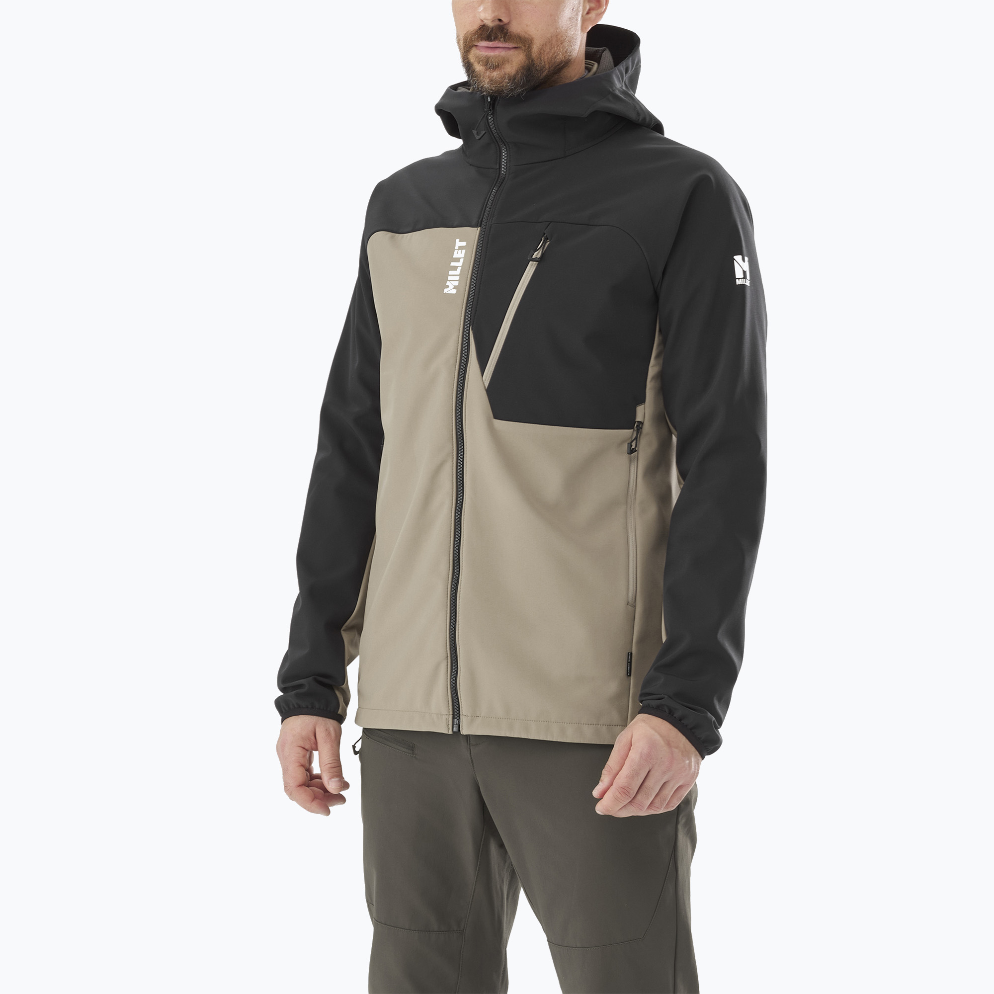 Kurtka softshell męska Millet Magma Shield Hoodie dorite/ black | WYSYŁKA W 24H | 30 DNI NA ZWROT