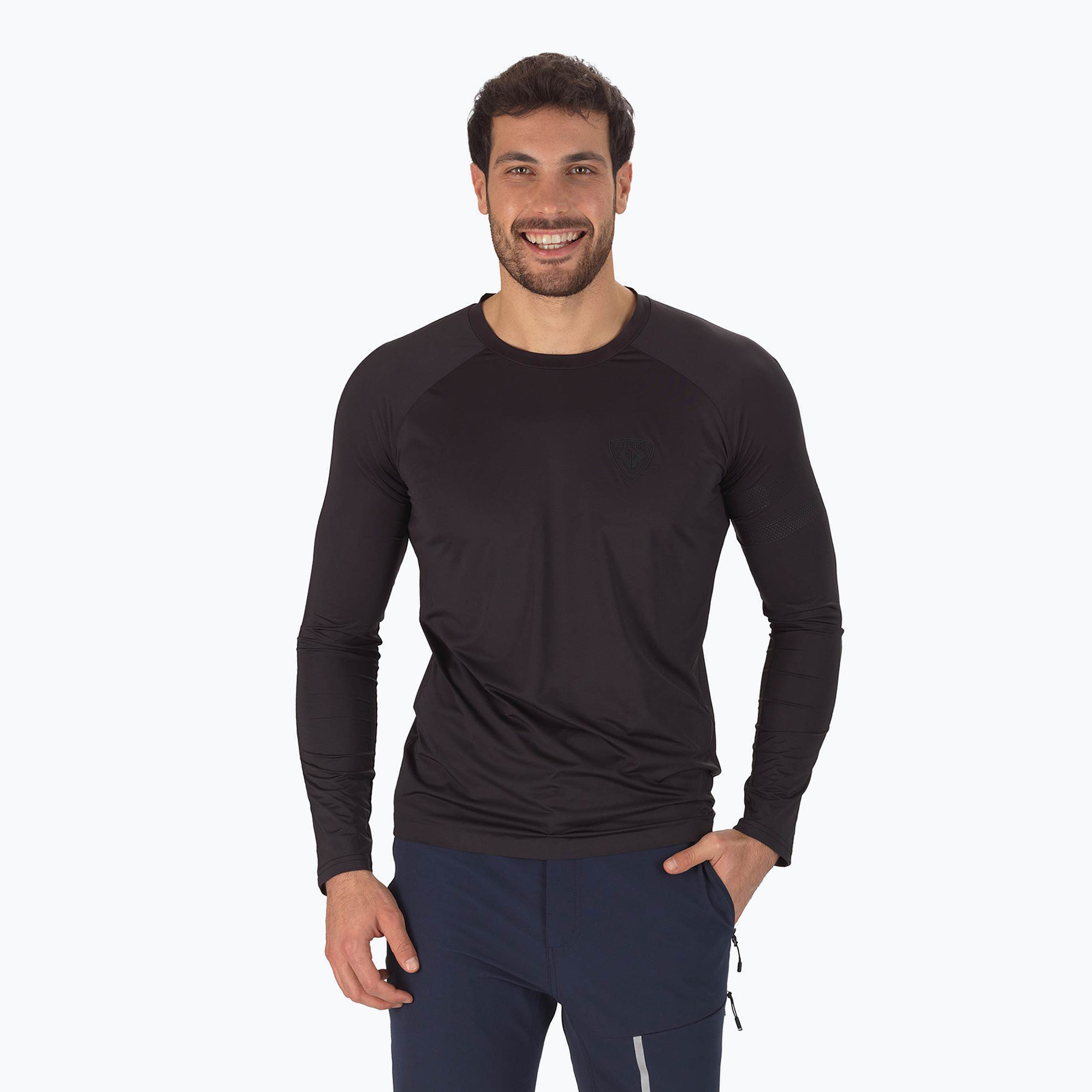 Longsleeve trekkingowy męski Rossignol SKPR black | WYSYŁKA W 24H | 30 DNI NA ZWROT