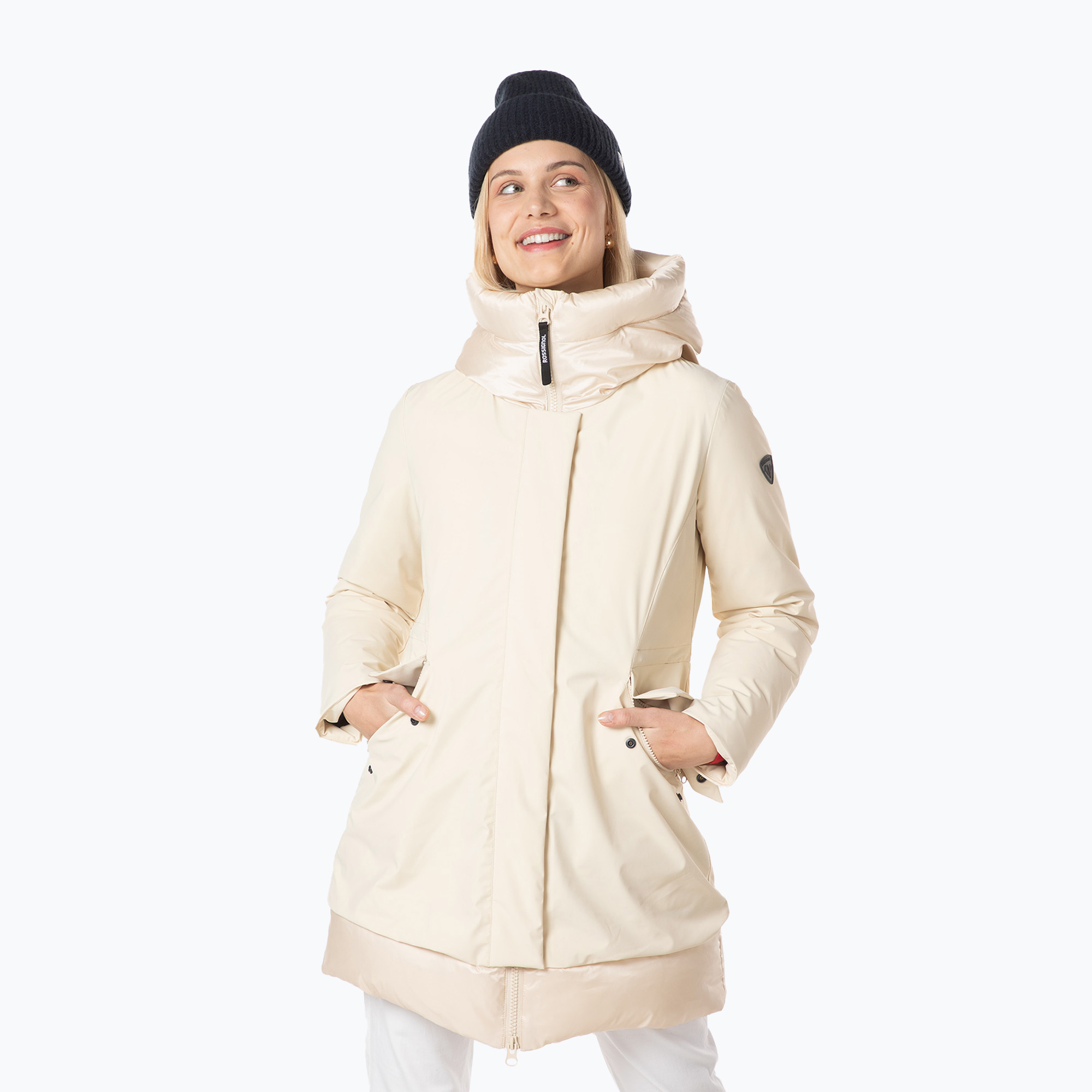 Płaszcz zimowy damski Rossignol Stretch Flat Parka fog | WYSYŁKA W 24H | 30 DNI NA ZWROT