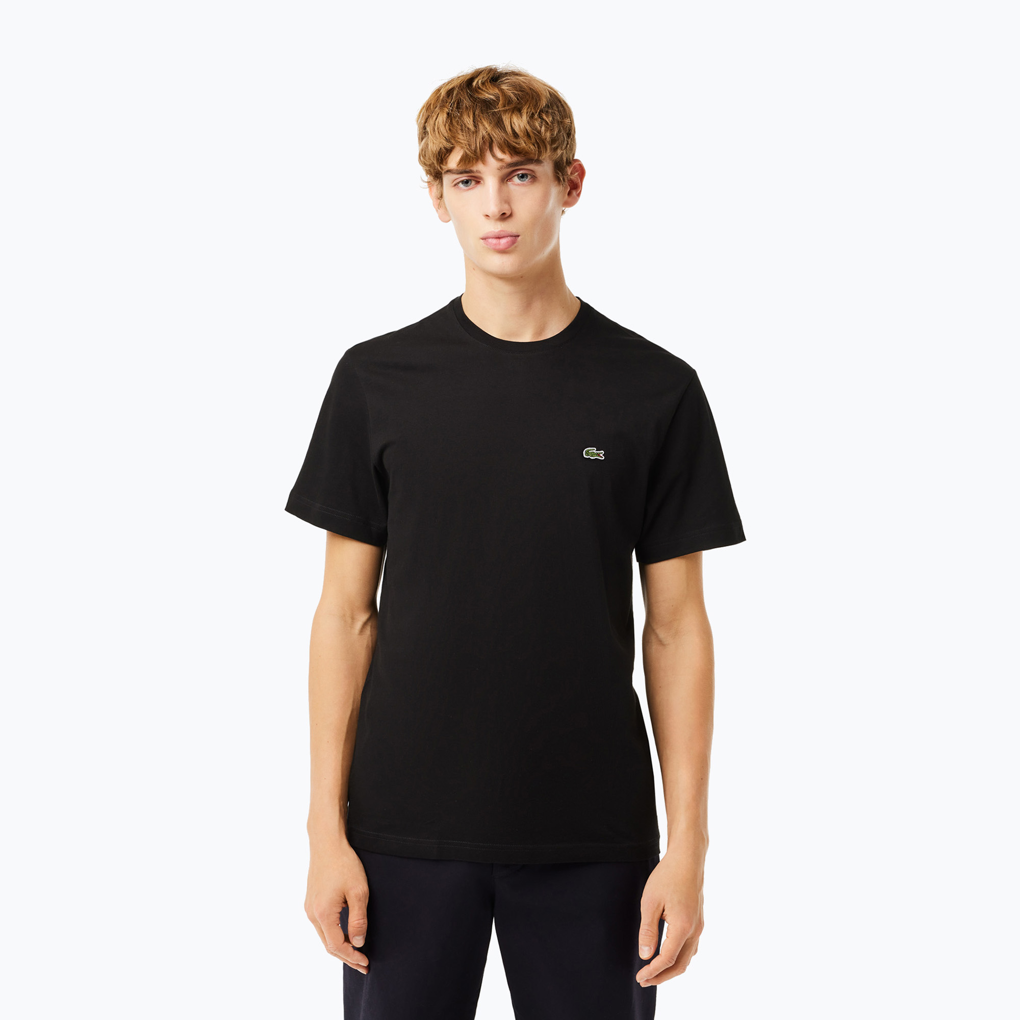 Koszulka męska Lacoste TH2038 black | WYSYŁKA W 24H | 30 DNI NA ZWROT