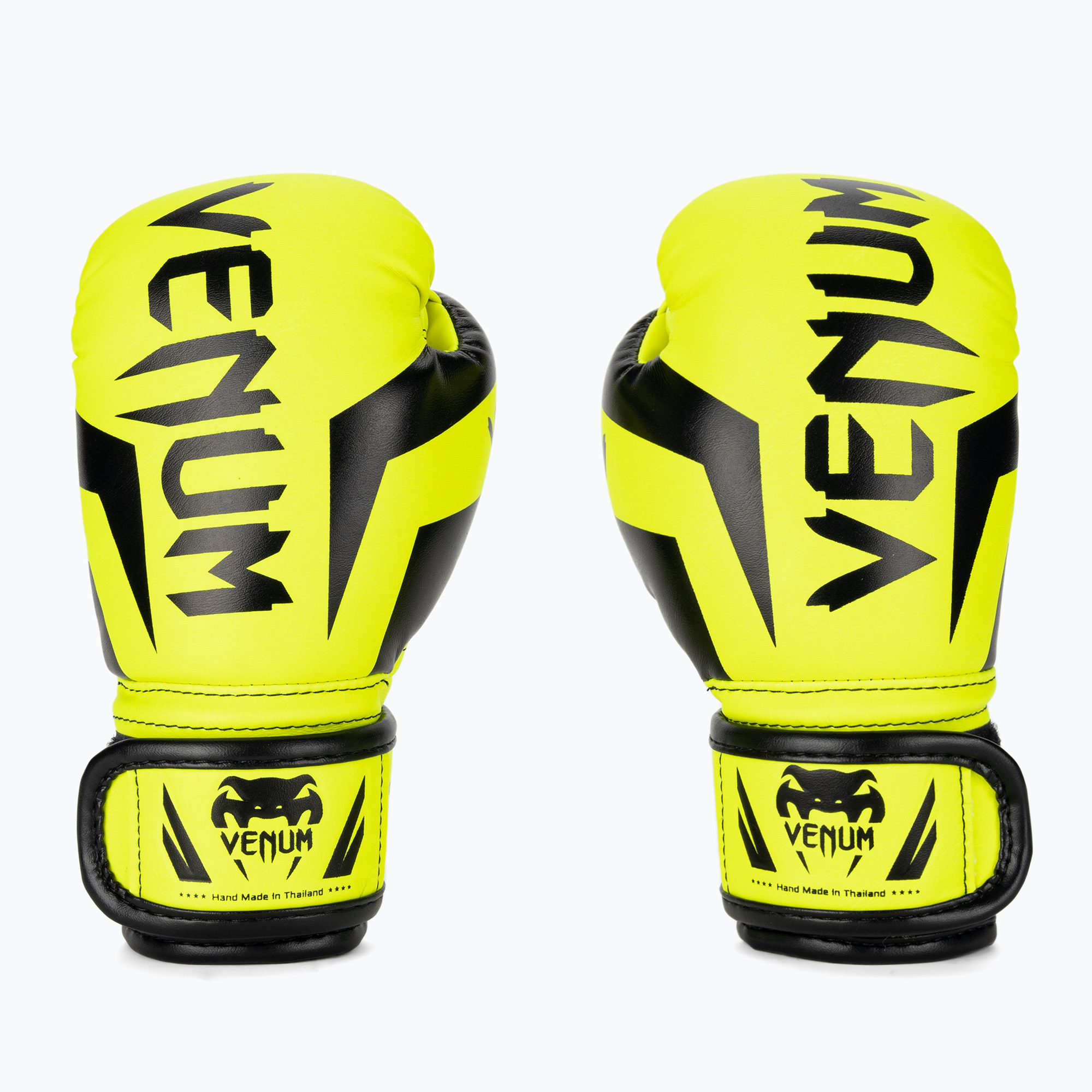 Zdjęcia - Bokserska gruszka / worek Venum Rękawice bokserskie dziecięce  Elite Boxing neo yellow | WYSYŁKA W 24 