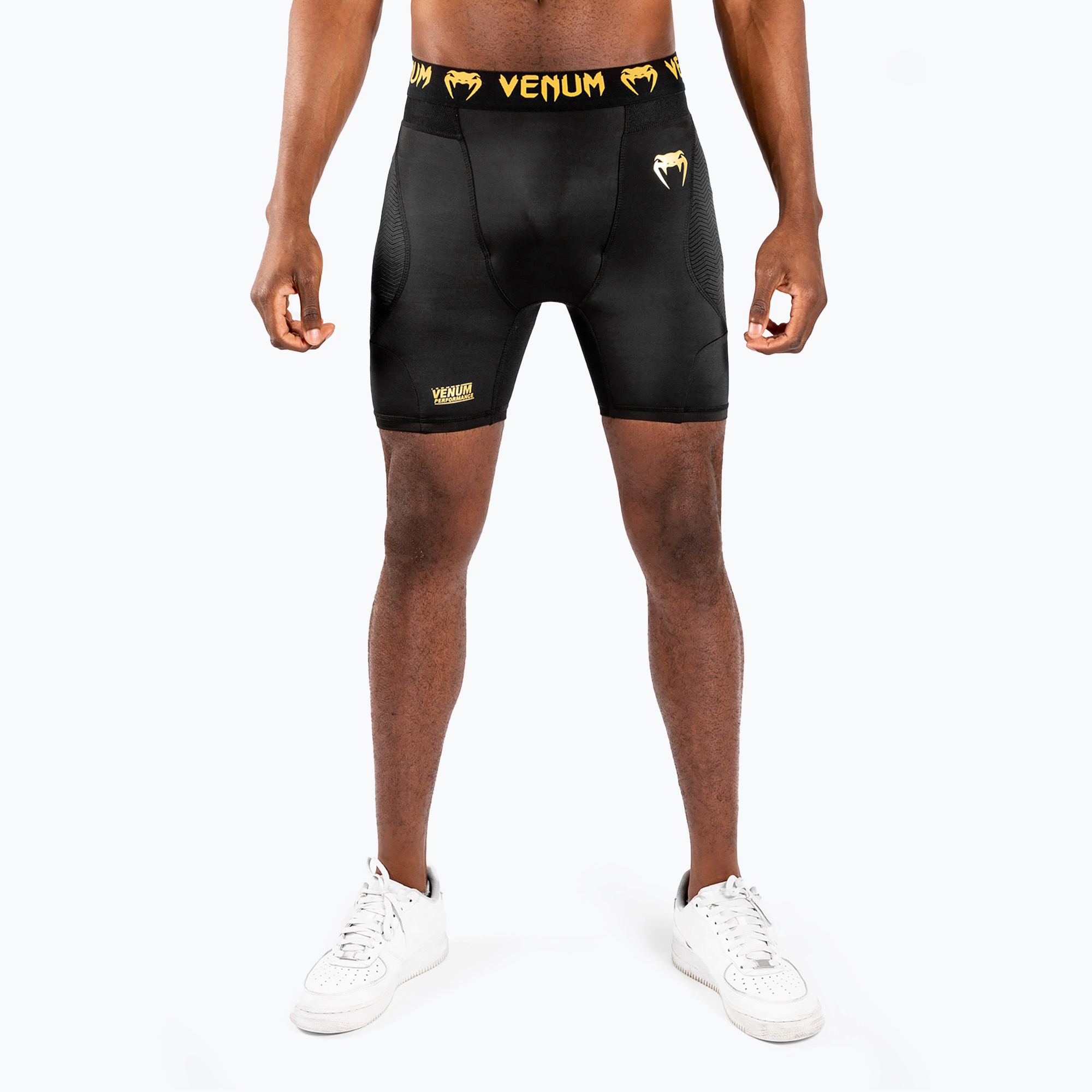 Spodenki treningowe męskie Venum G-Fit Compression black/gold | WYSYŁKA W 24H | 30 DNI NA ZWROT