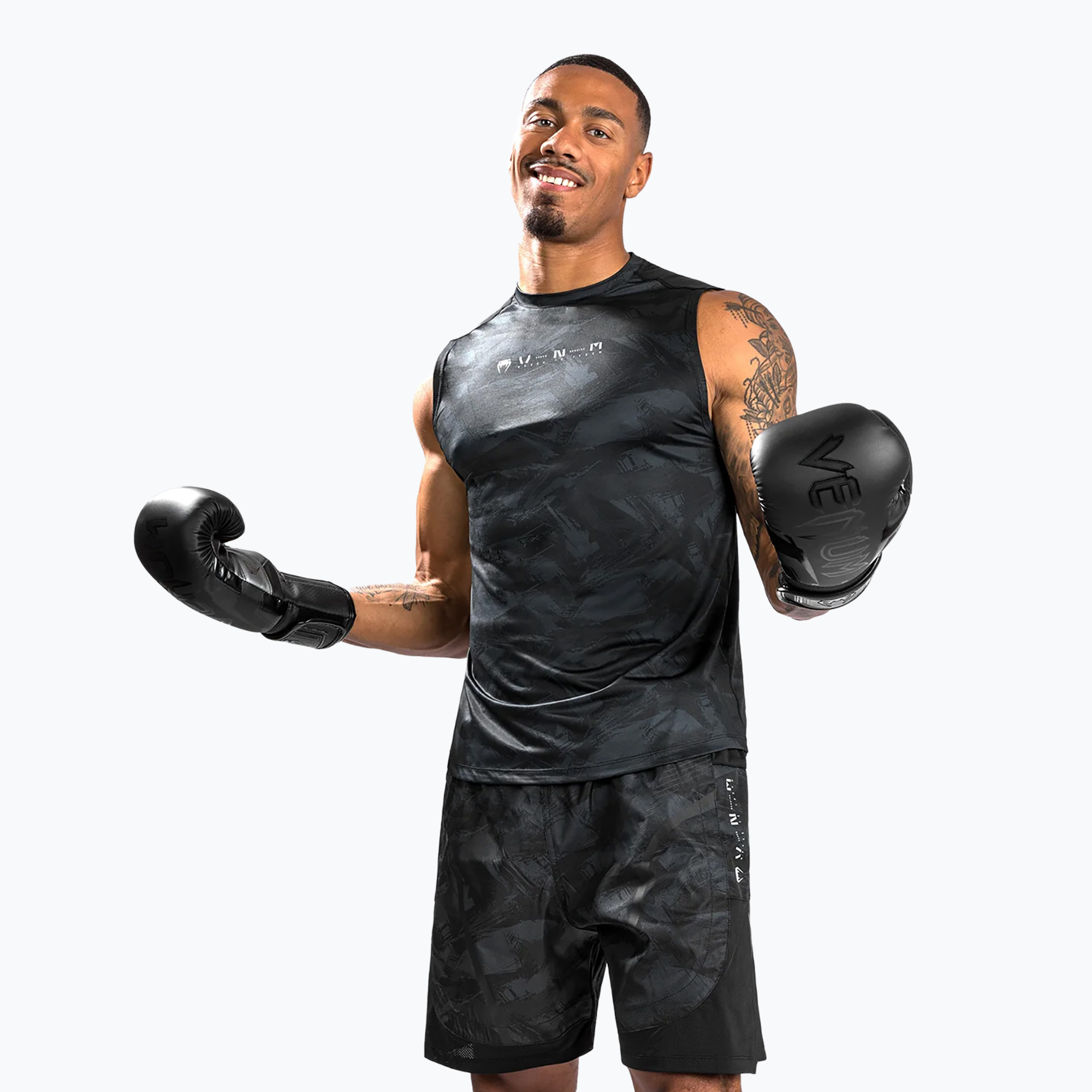 Tank top treningowy męski Venum Electron 3.0 Dry Tech Tank Top black | WYSYŁKA W 24H | 30 DNI NA ZWROT