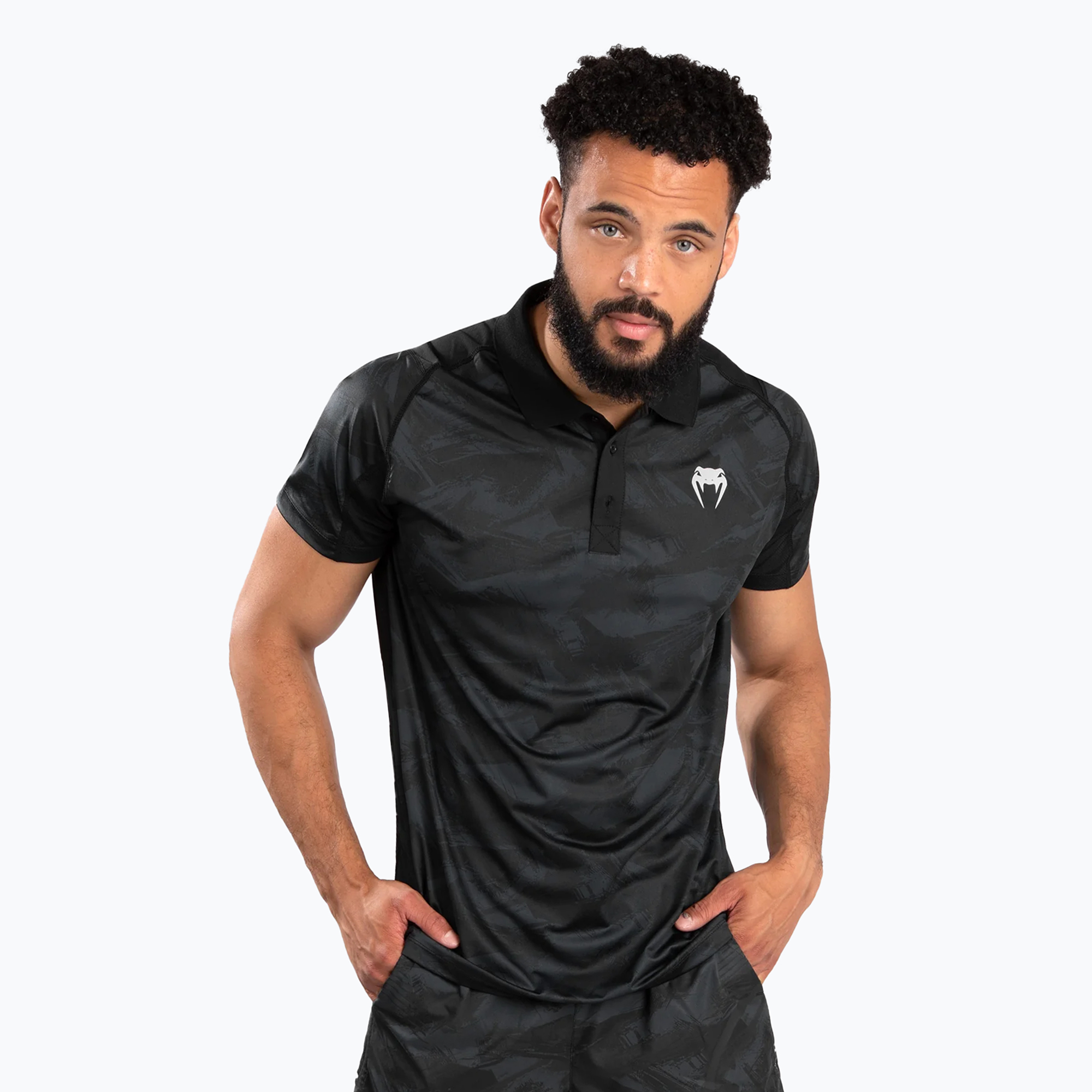 Koszulka polo męska Venum Electron 3.0 Polo black | WYSYŁKA W 24H | 30 DNI NA ZWROT