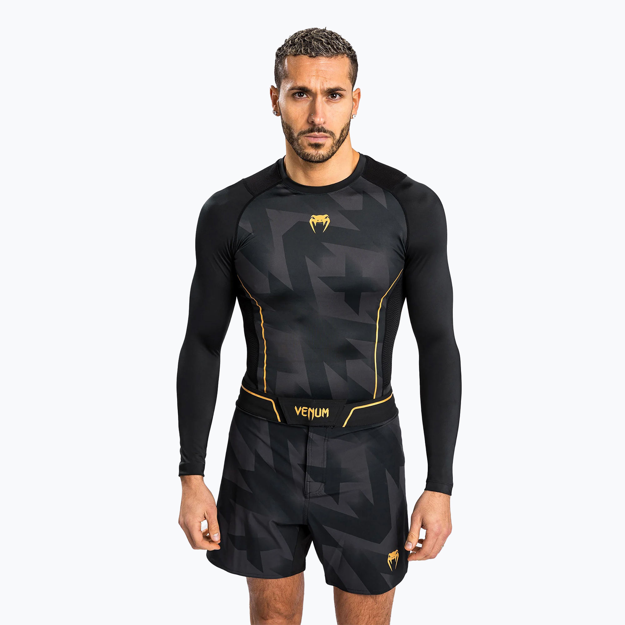 Rashguard longsleeve męski Venum Razor Rashguard black/gold | WYSYŁKA W 24H | 30 DNI NA ZWROT