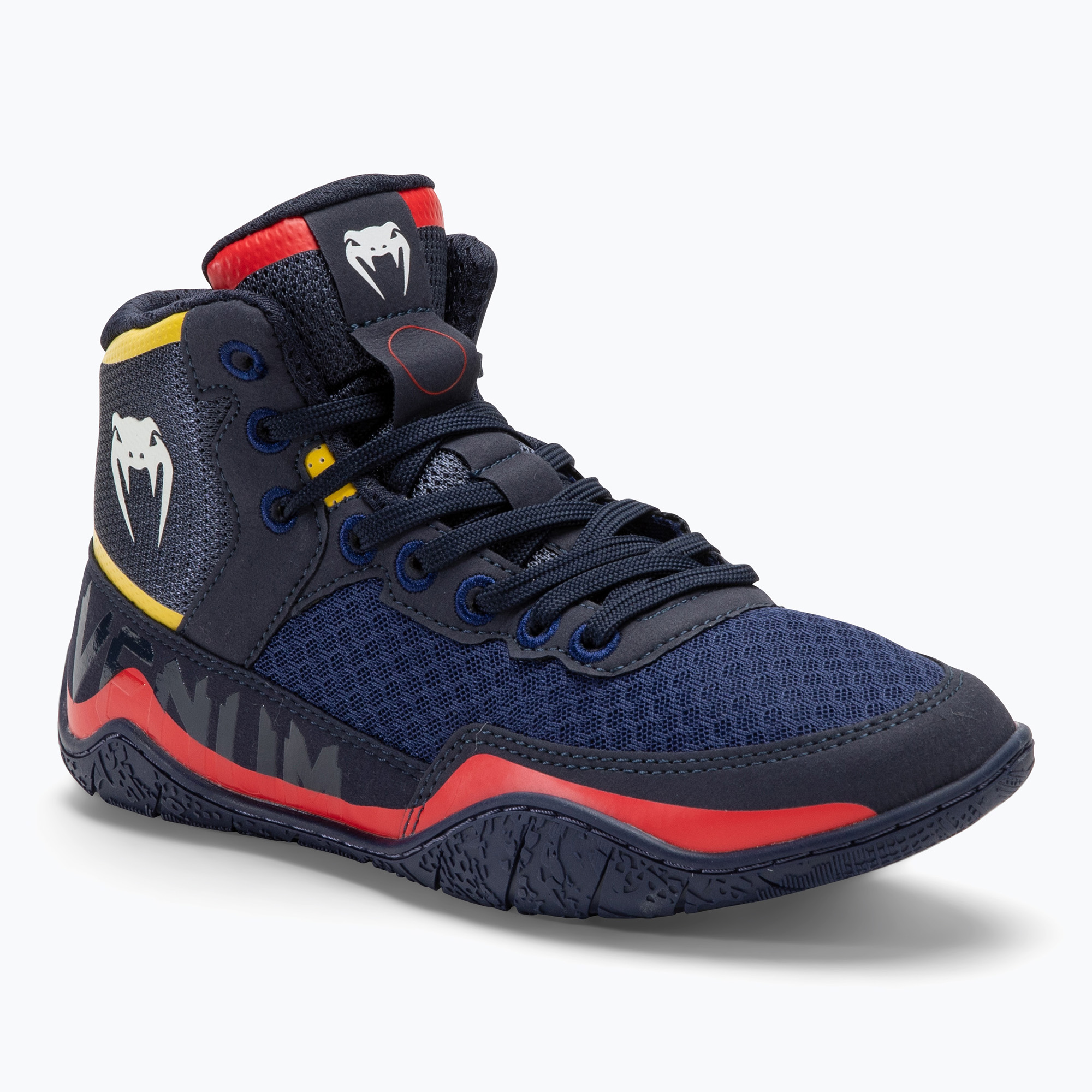 Buty bokserskie Venum Elite Wrestling blue/yellow | WYSYŁKA W 24H | 30 DNI NA ZWROT