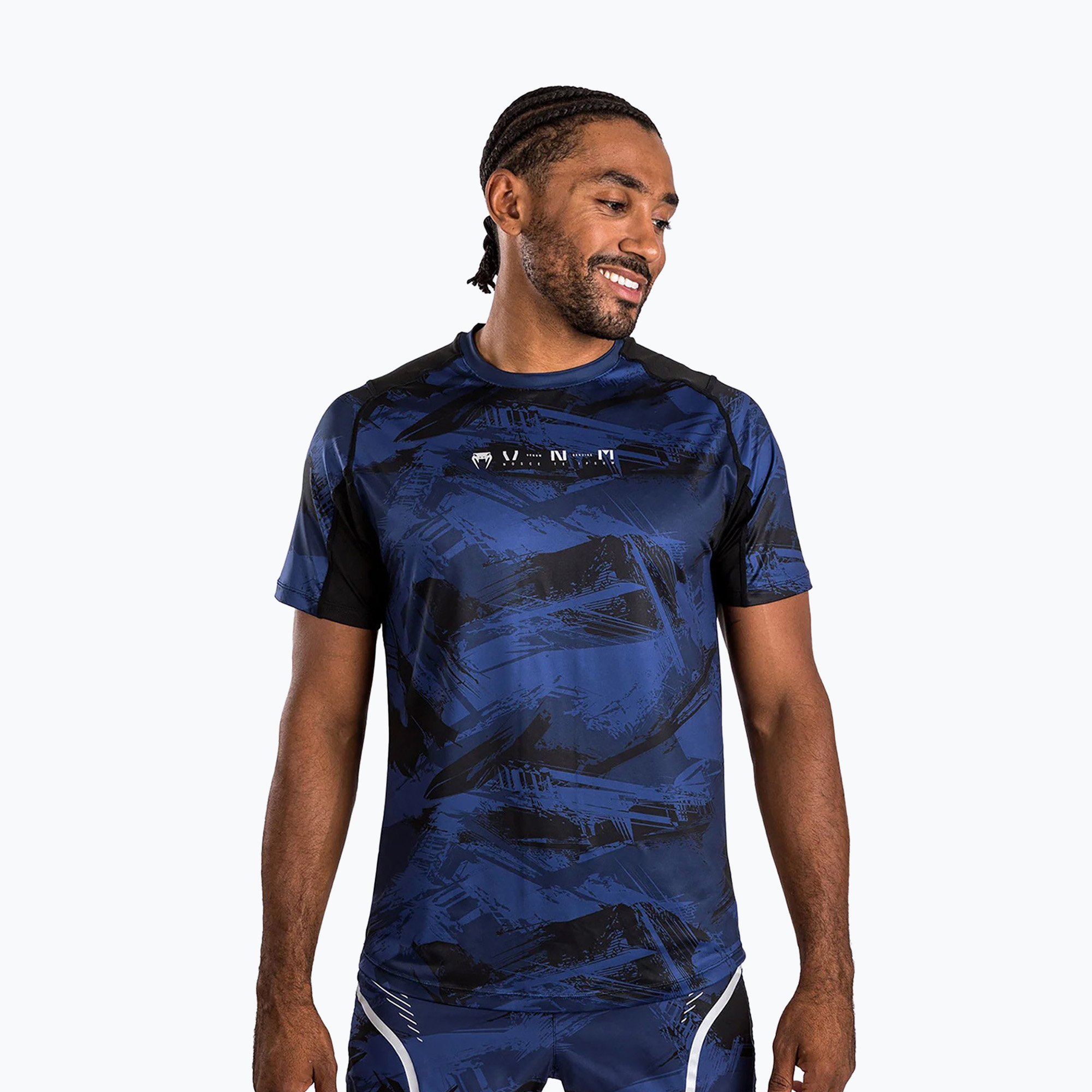 Koszulka męska Venum Electron 3.0 Dry-Tech navy 