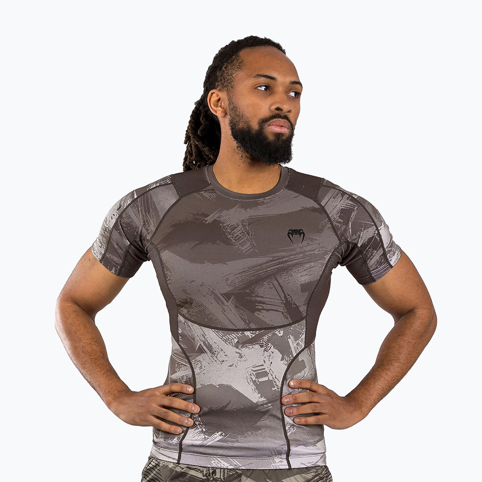 Rashguard męski Venum Electron 3.0 Rashguard sand 