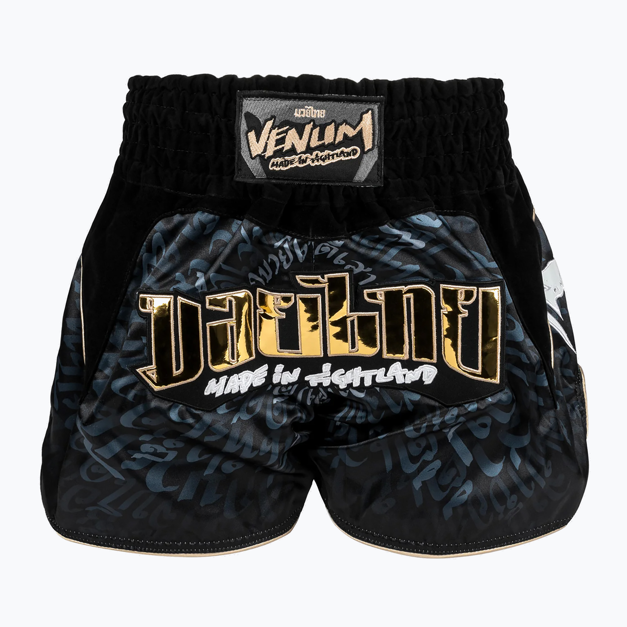 Spodenki treningowe Venum Attack Muay Thai black/grey | WYSYŁKA W 24H | 30 DNI NA ZWROT