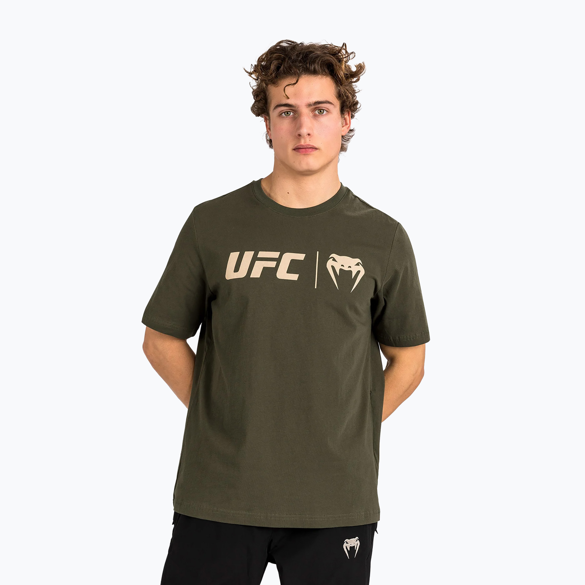 Koszulka męska Venum & UFC Classic khaki/bronze | WYSYŁKA W 24H | 30 DNI NA ZWROT