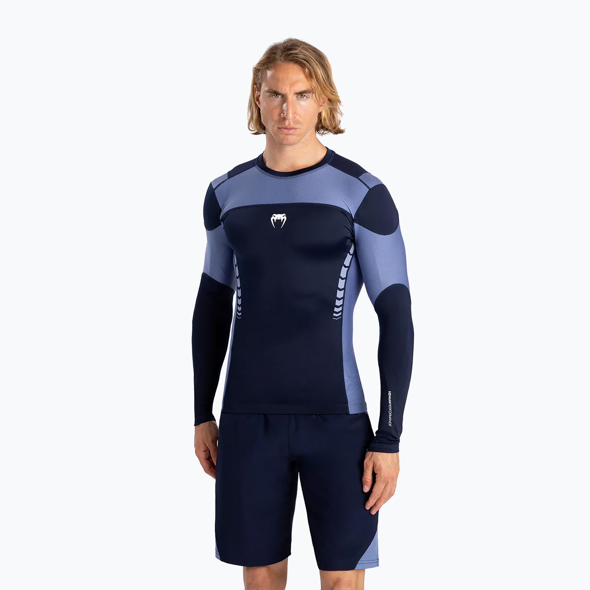 Longsleeve treningowy męski Venum Tempest Rashguard navy blue/blue | WYSYŁKA W 24H | 30 DNI NA ZWROT