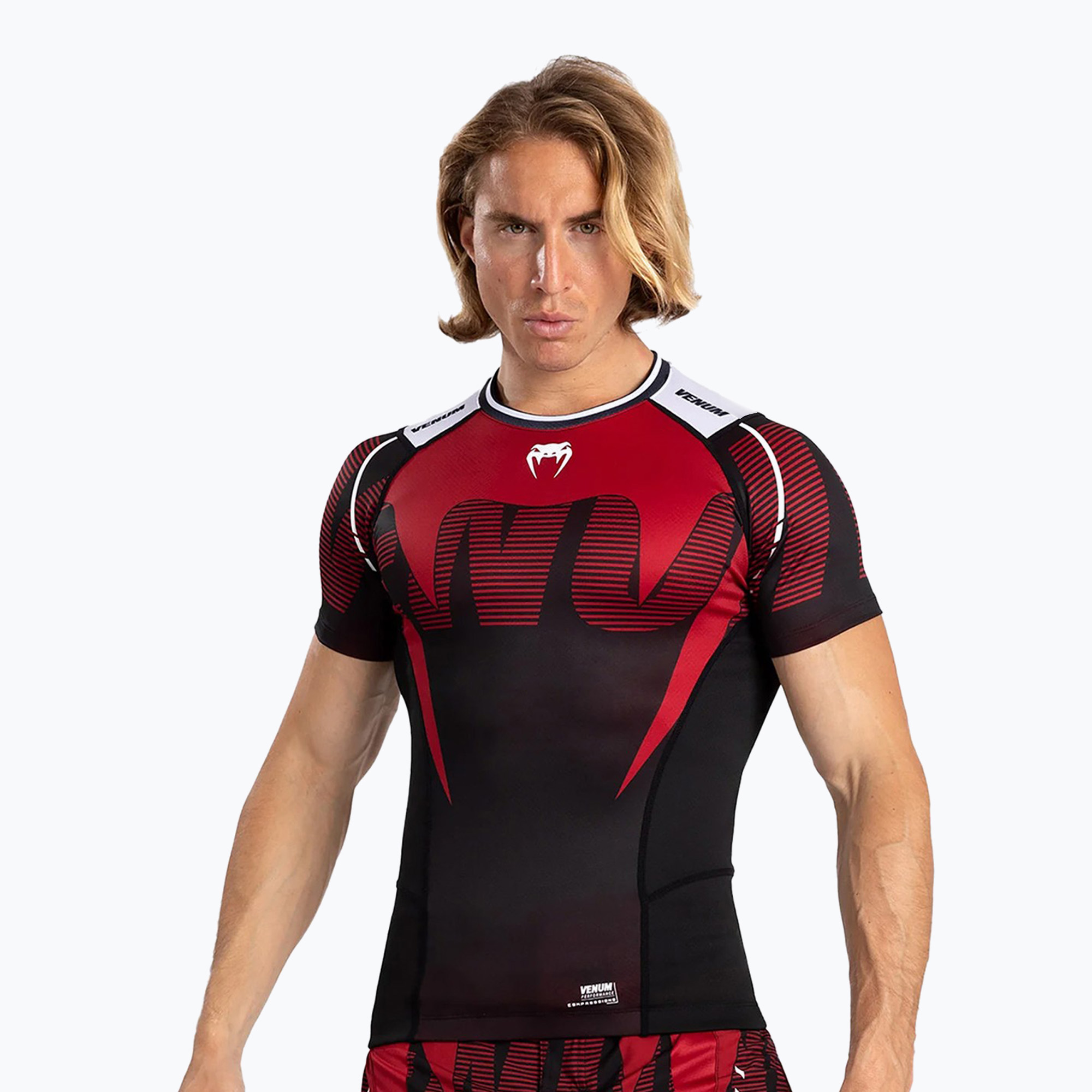 Rashguard męski Venum Adrenaline Rashguard black/red 