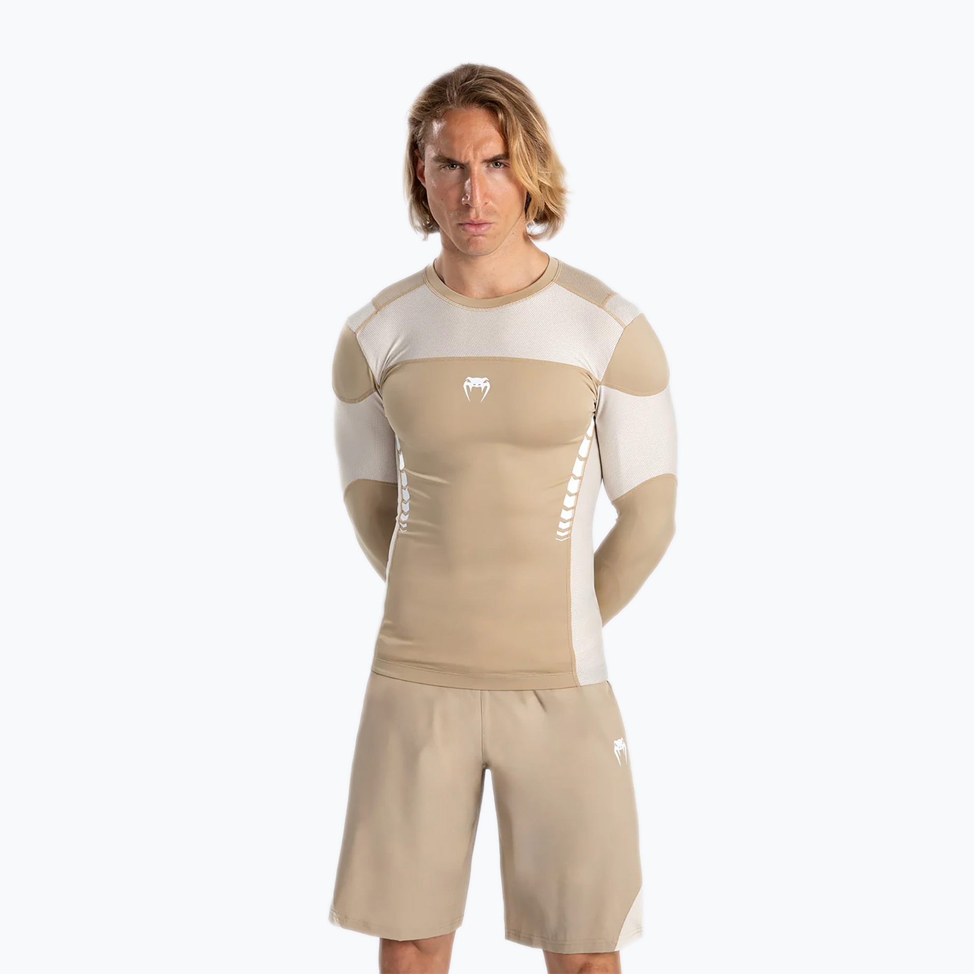 Longsleeve treningowy męski Venum Tempest Rashguard beige/sand | WYSYŁKA W 24H | 30 DNI NA ZWROT