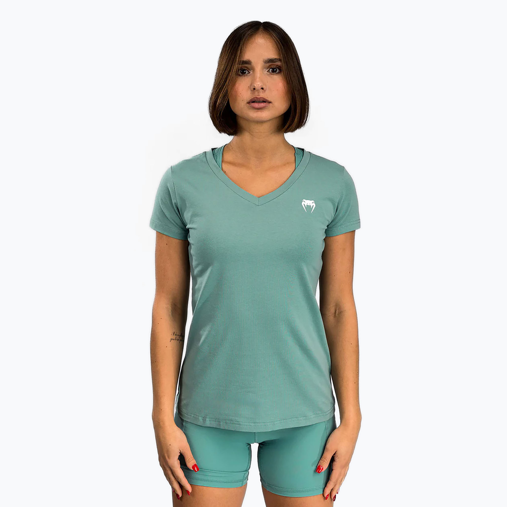 Koszulka damska Venum Essential Women'S T-Shirt aqua green | WYSYŁKA W 24H | 30 DNI NA ZWROT