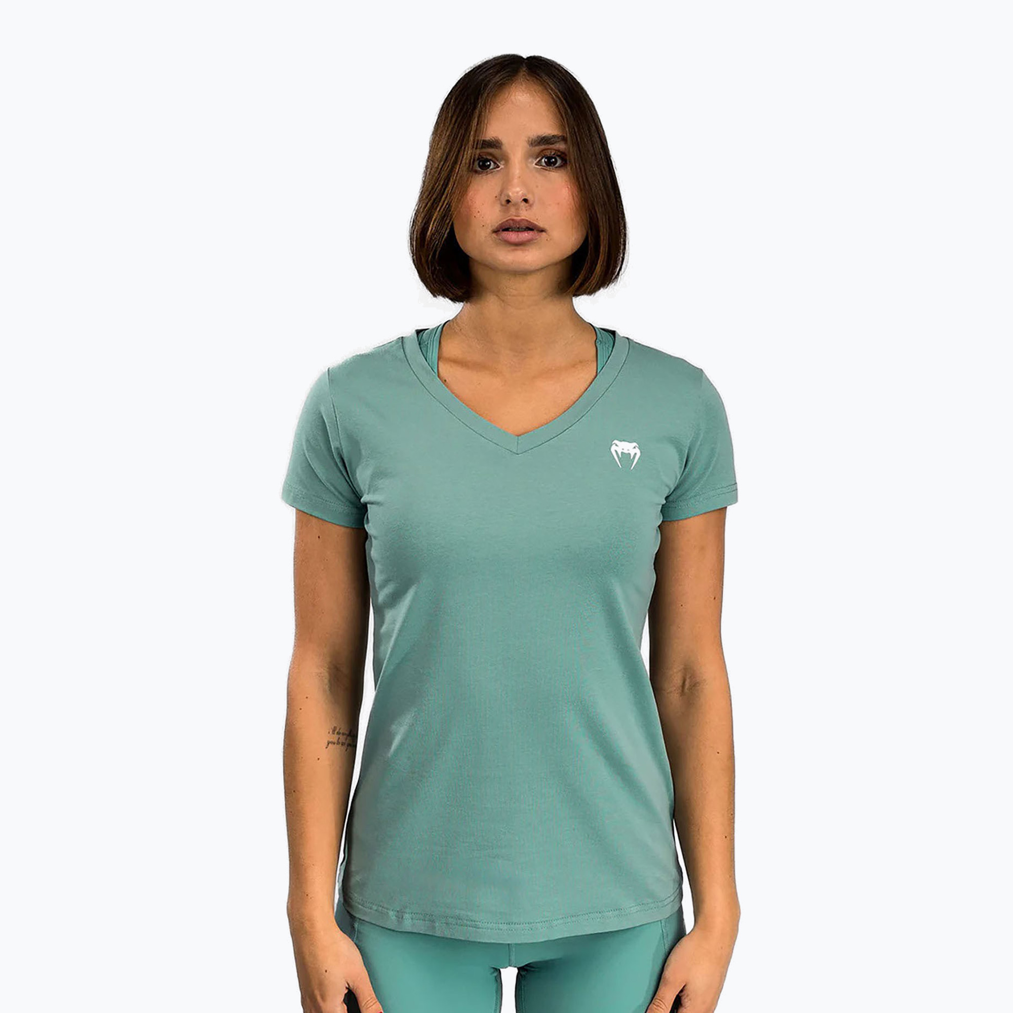 Koszulka damska Venum Essential Women'S T-Shirt aqua green 