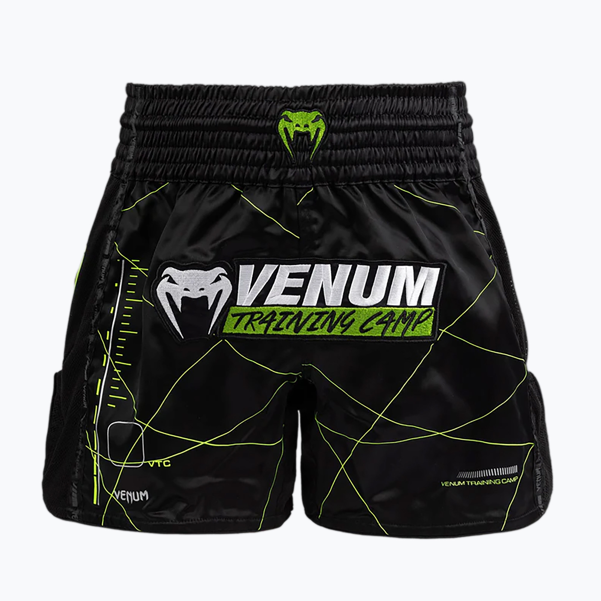 Spodenki treningowe Venum Training Camp 4.0 black/neo green 